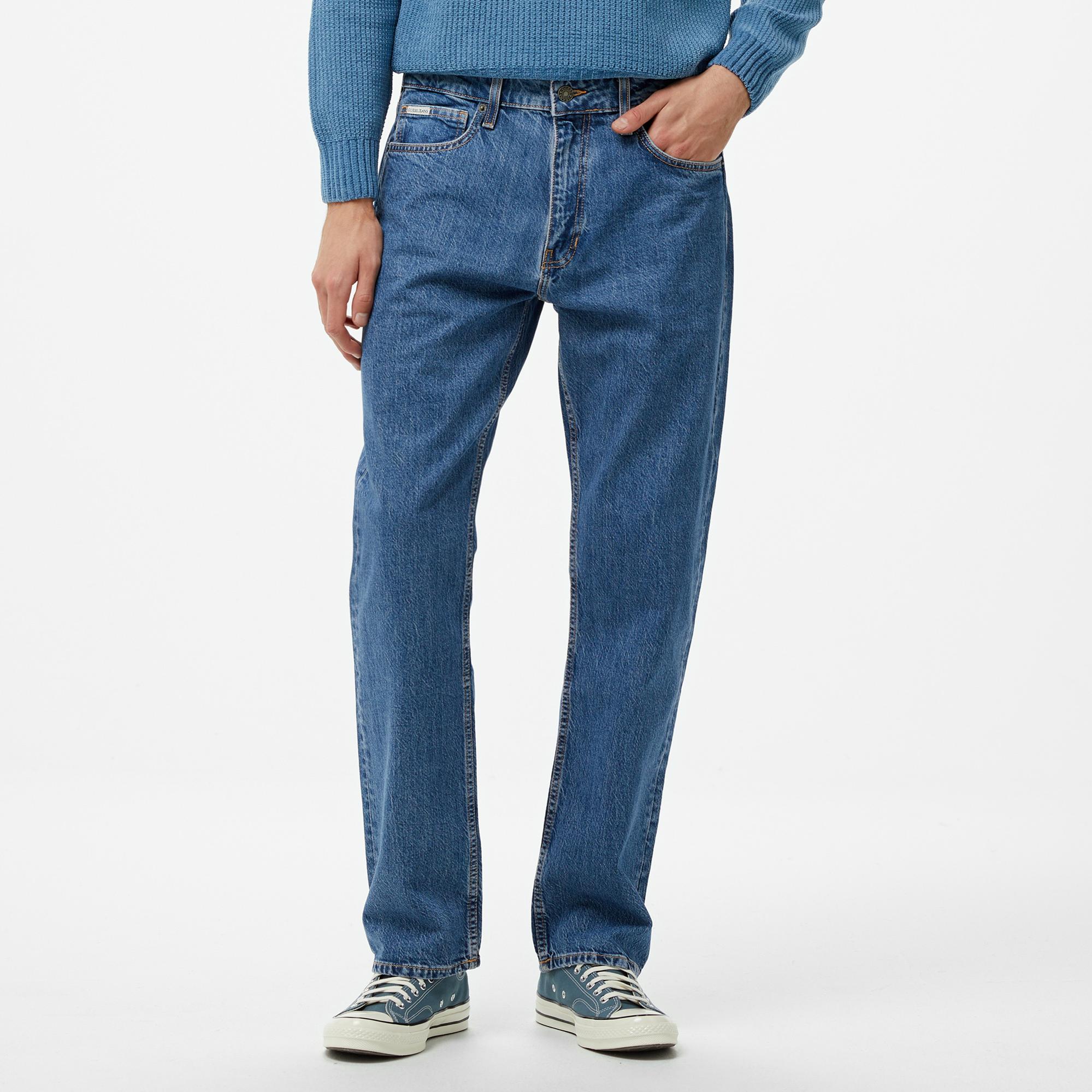 Guess G16 Straight Eco Indigo Erkek Mavi Jean