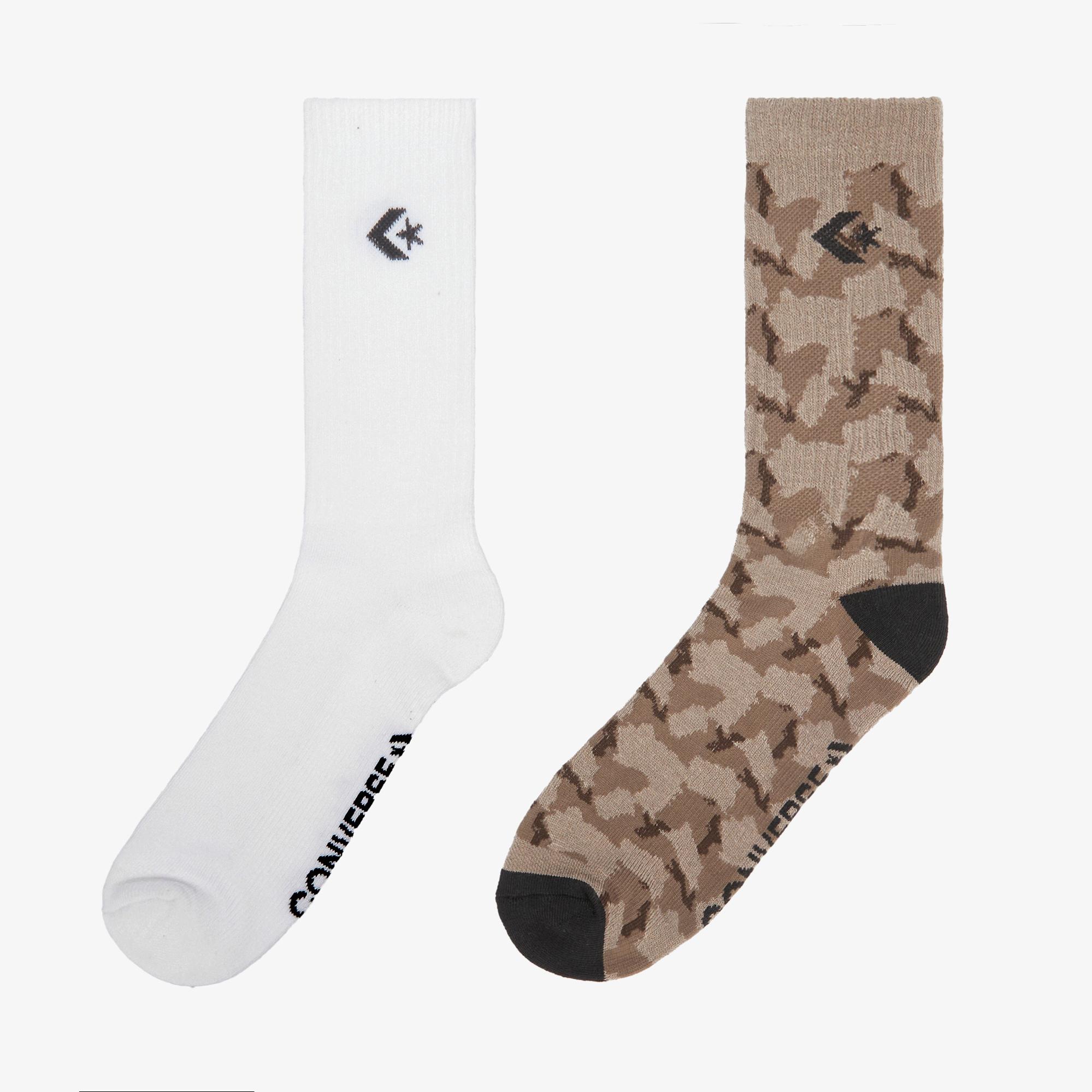 Converse Unisex 2'li Renkli Uzun Çorap