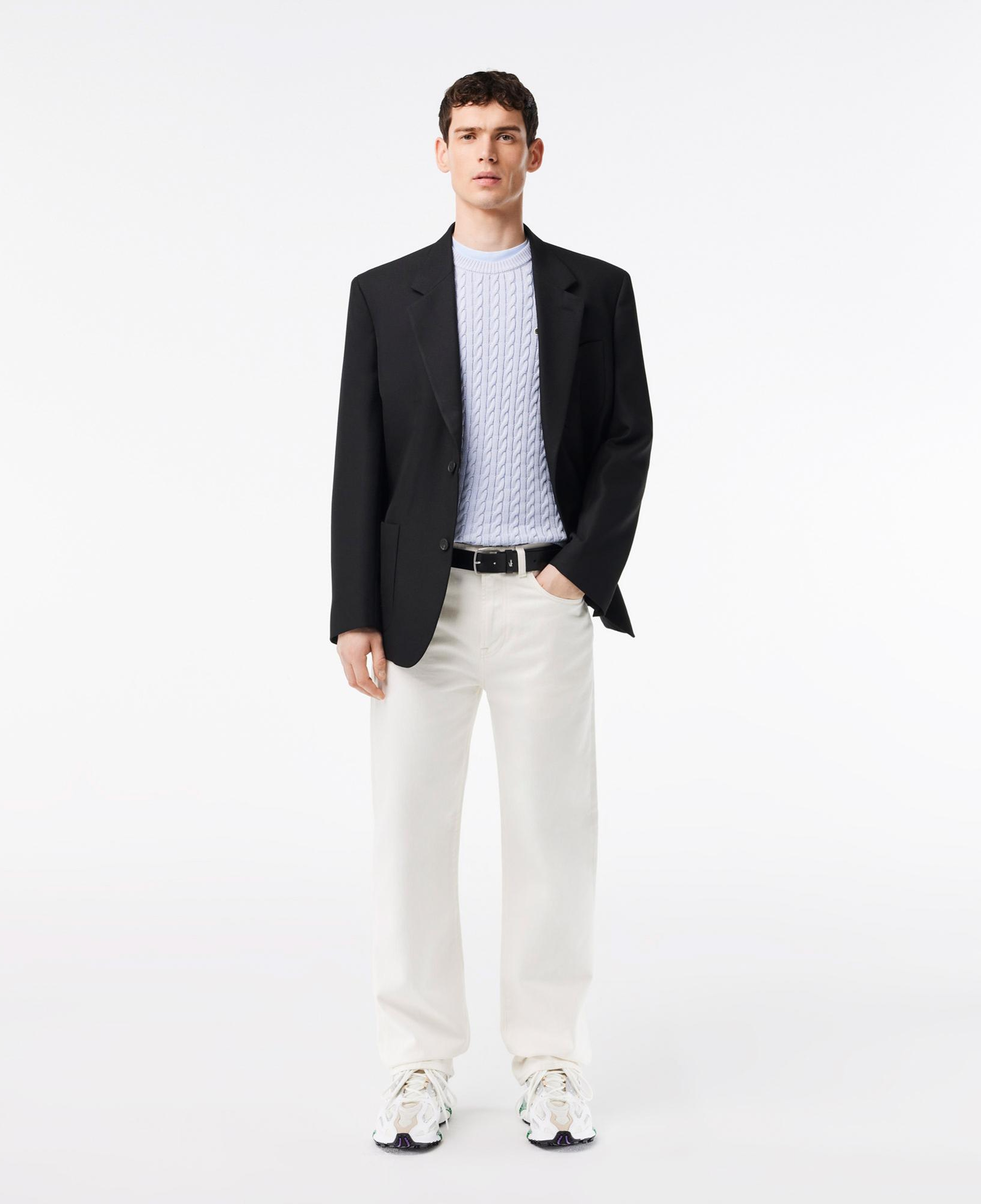 Lacoste Elegance Erkek Deri Siyah Kemer