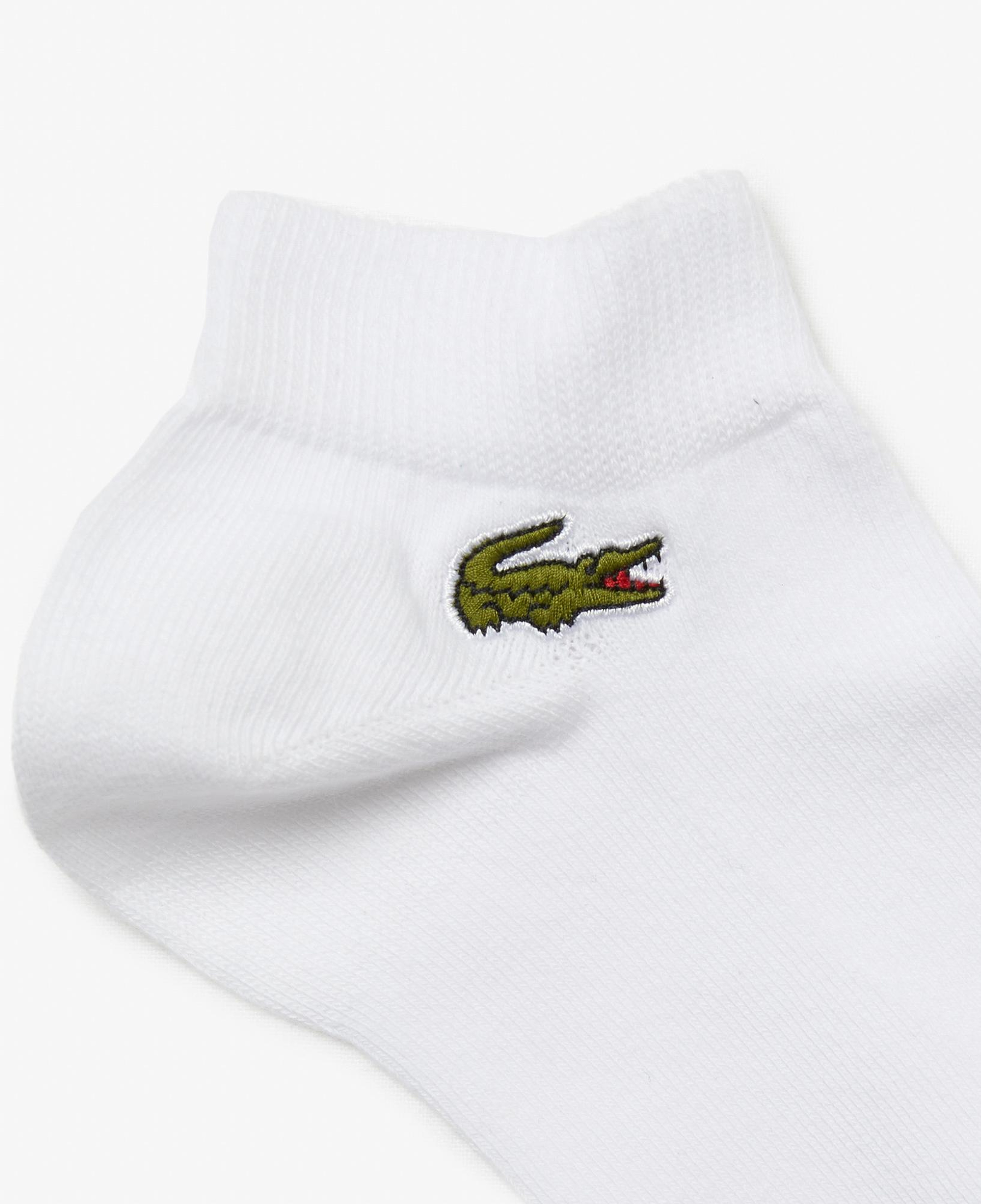 Lacoste Unisex 3'lü Beyaz Çorap