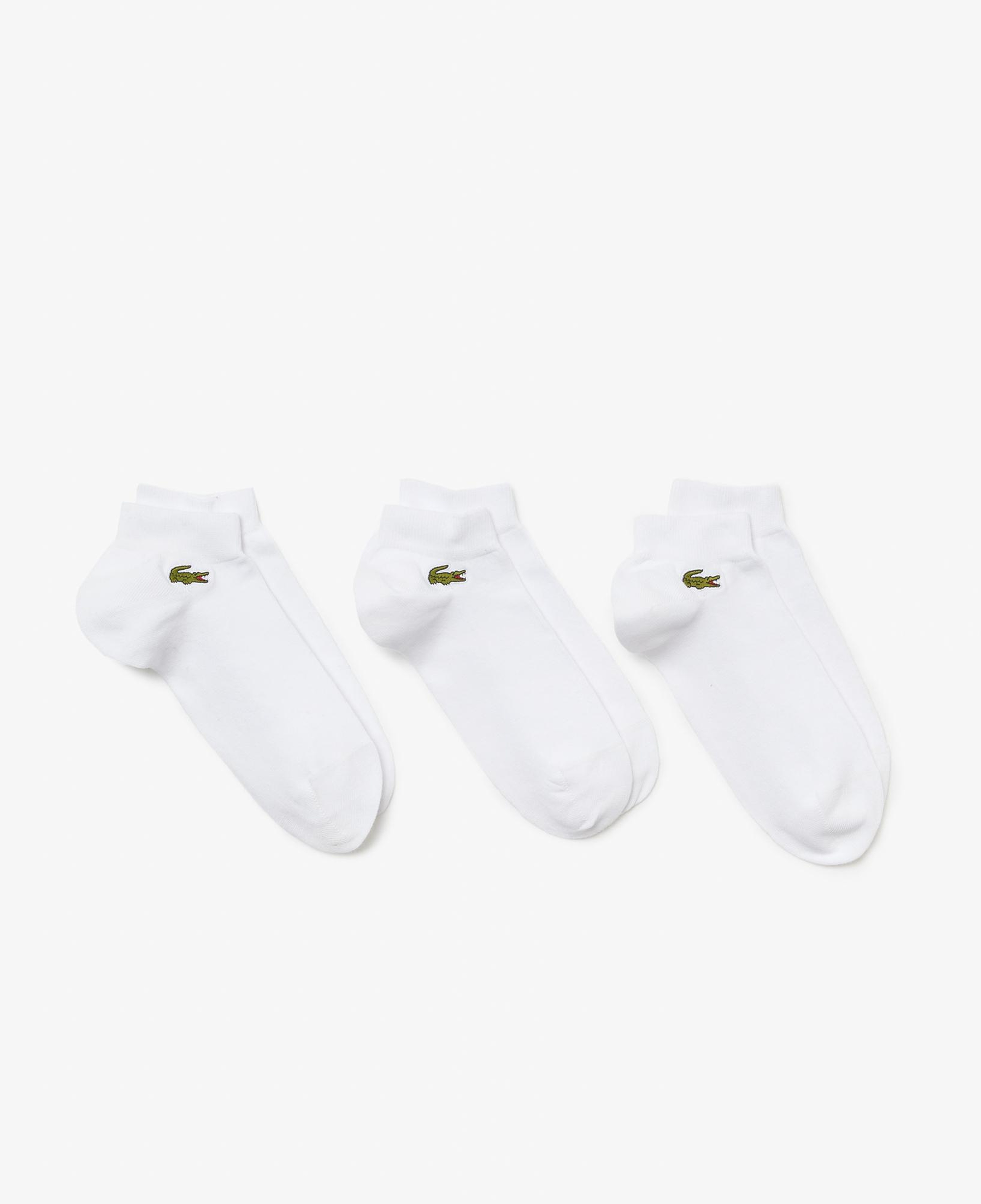 Lacoste Unisex 3'lü Beyaz Çorap