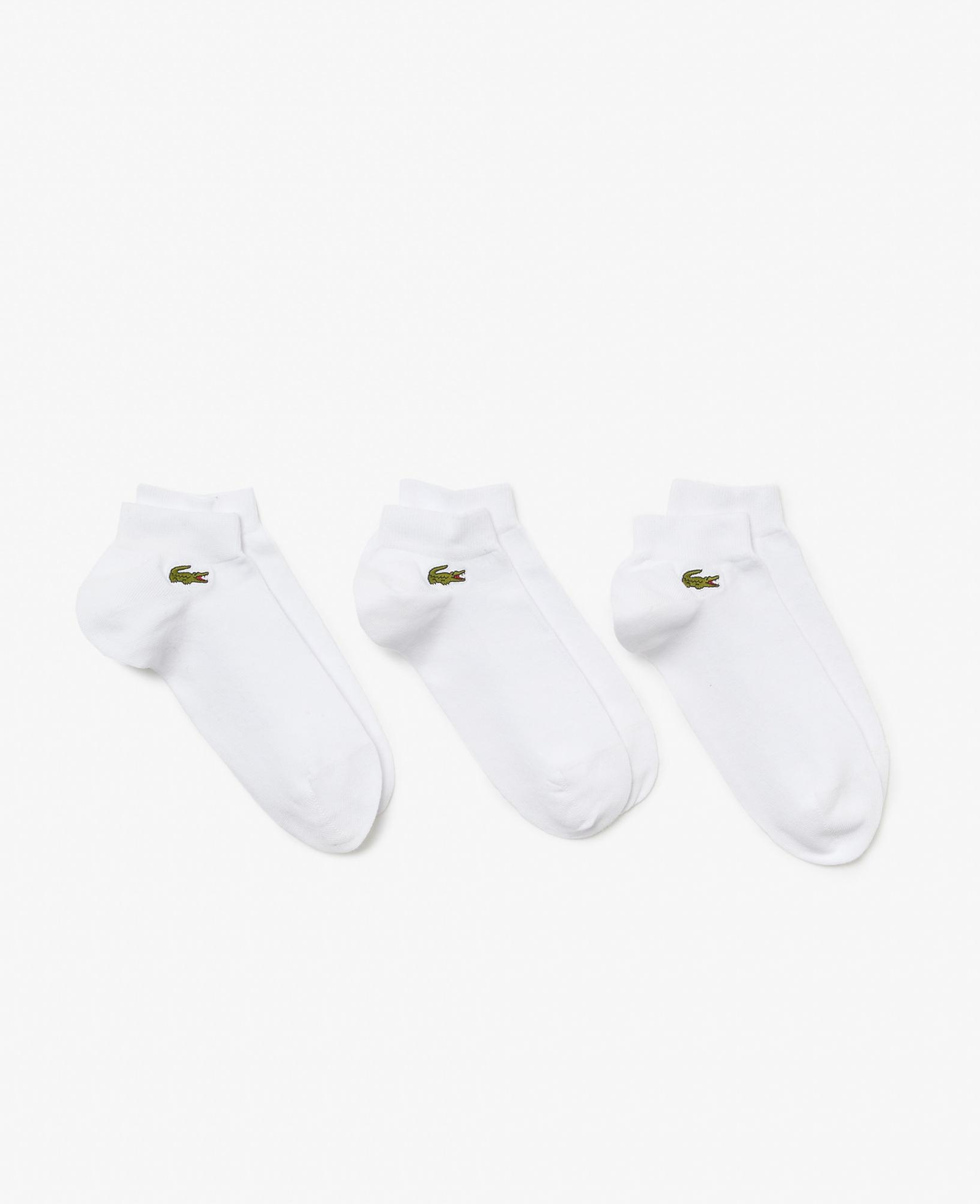Lacoste Unisex 3'lü Beyaz Çorap