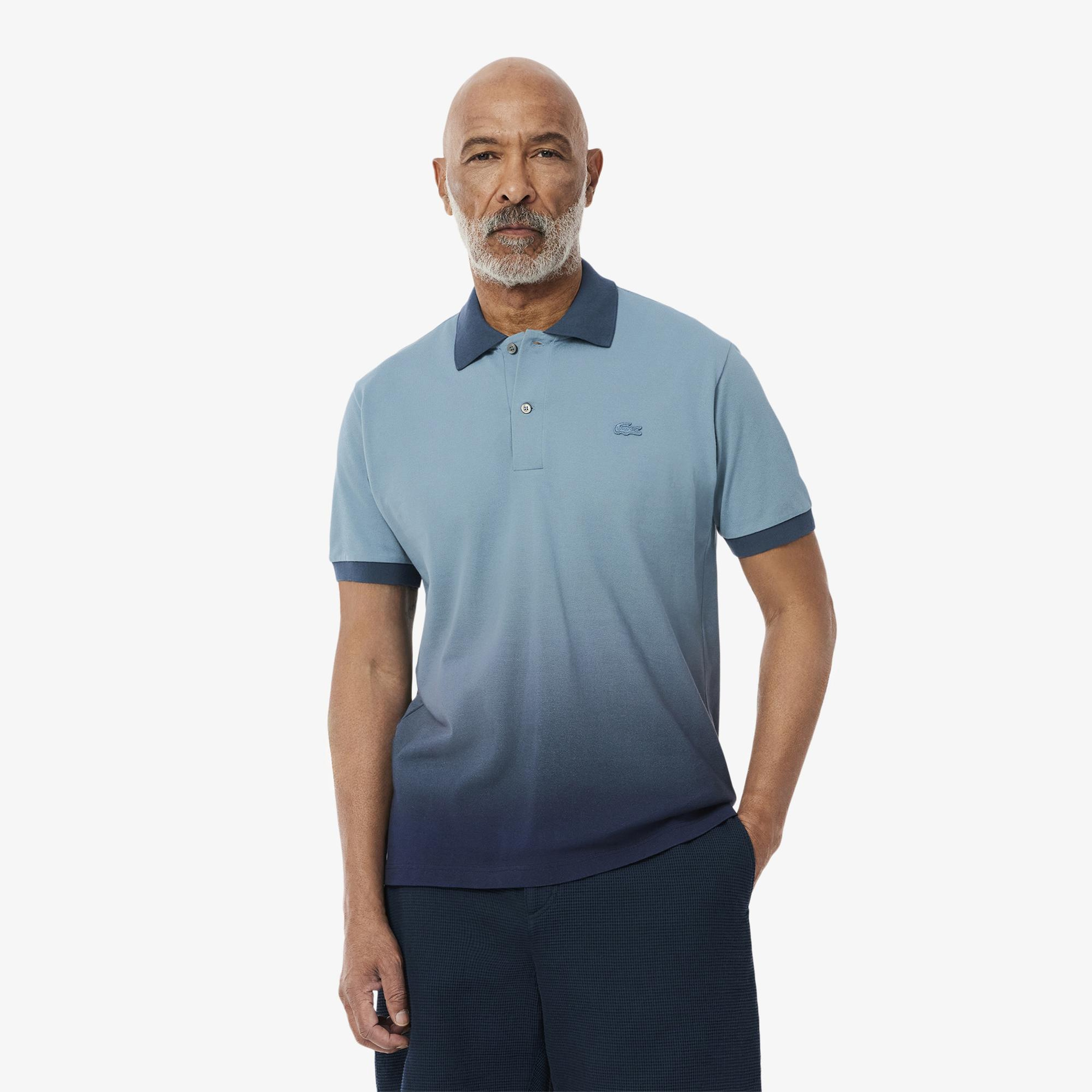 Lacoste Erkek Regular Fit Renk Bloklu Lacivert Polo