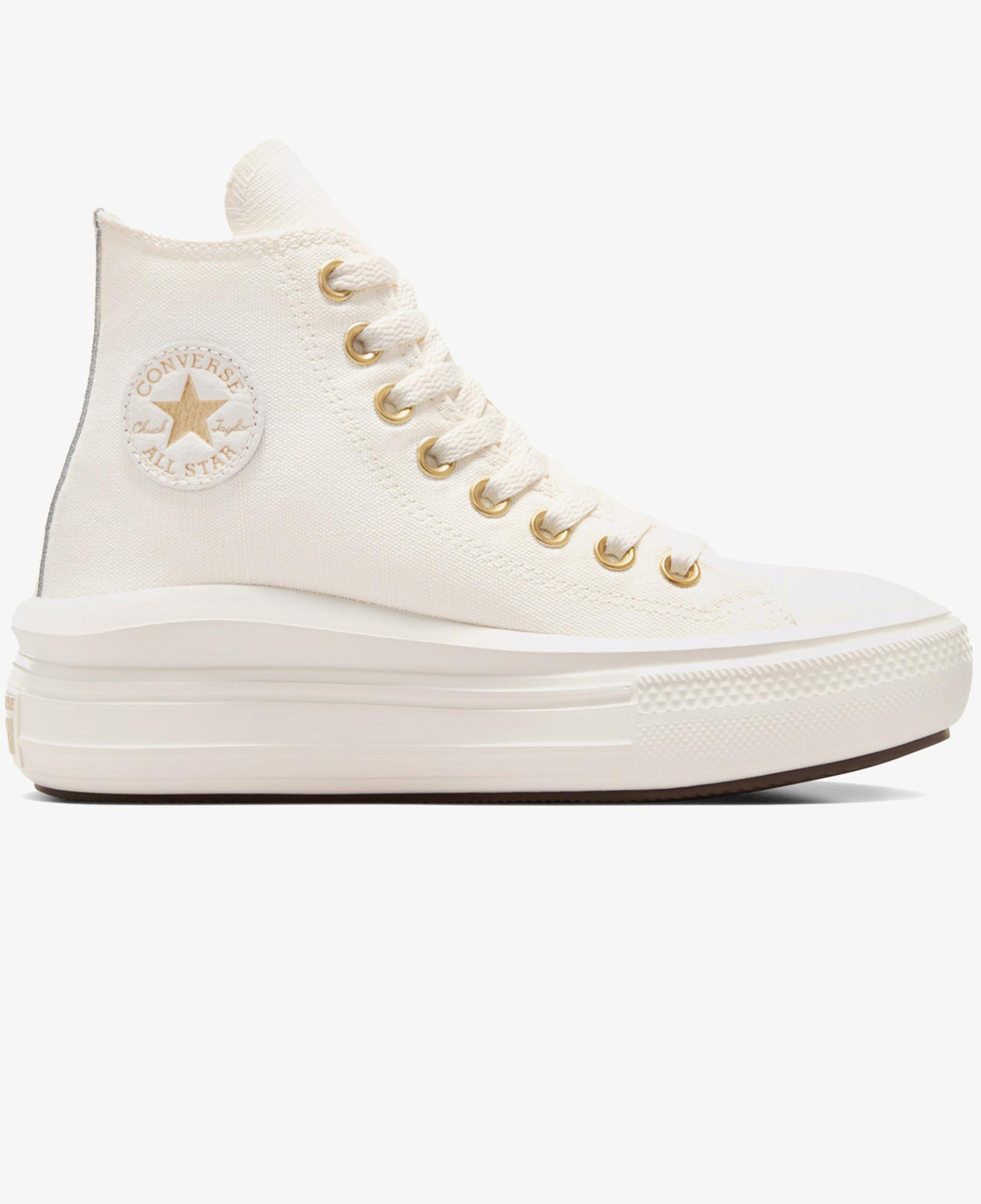 Converse Chuck Taylor All Star Move Platform Genç Krem Sneaker