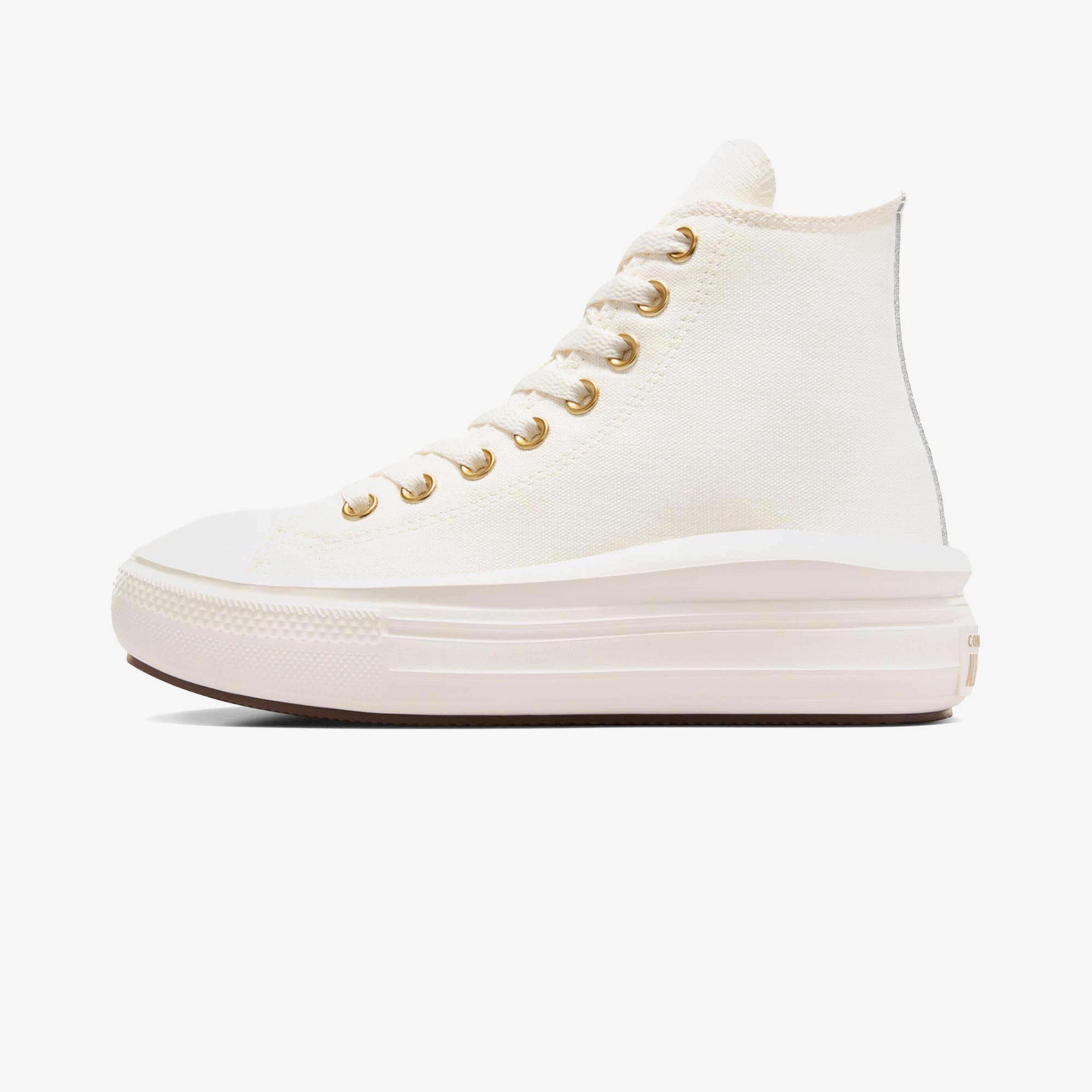 Converse Chuck Taylor All Star Move Platform Genç Krem Sneaker