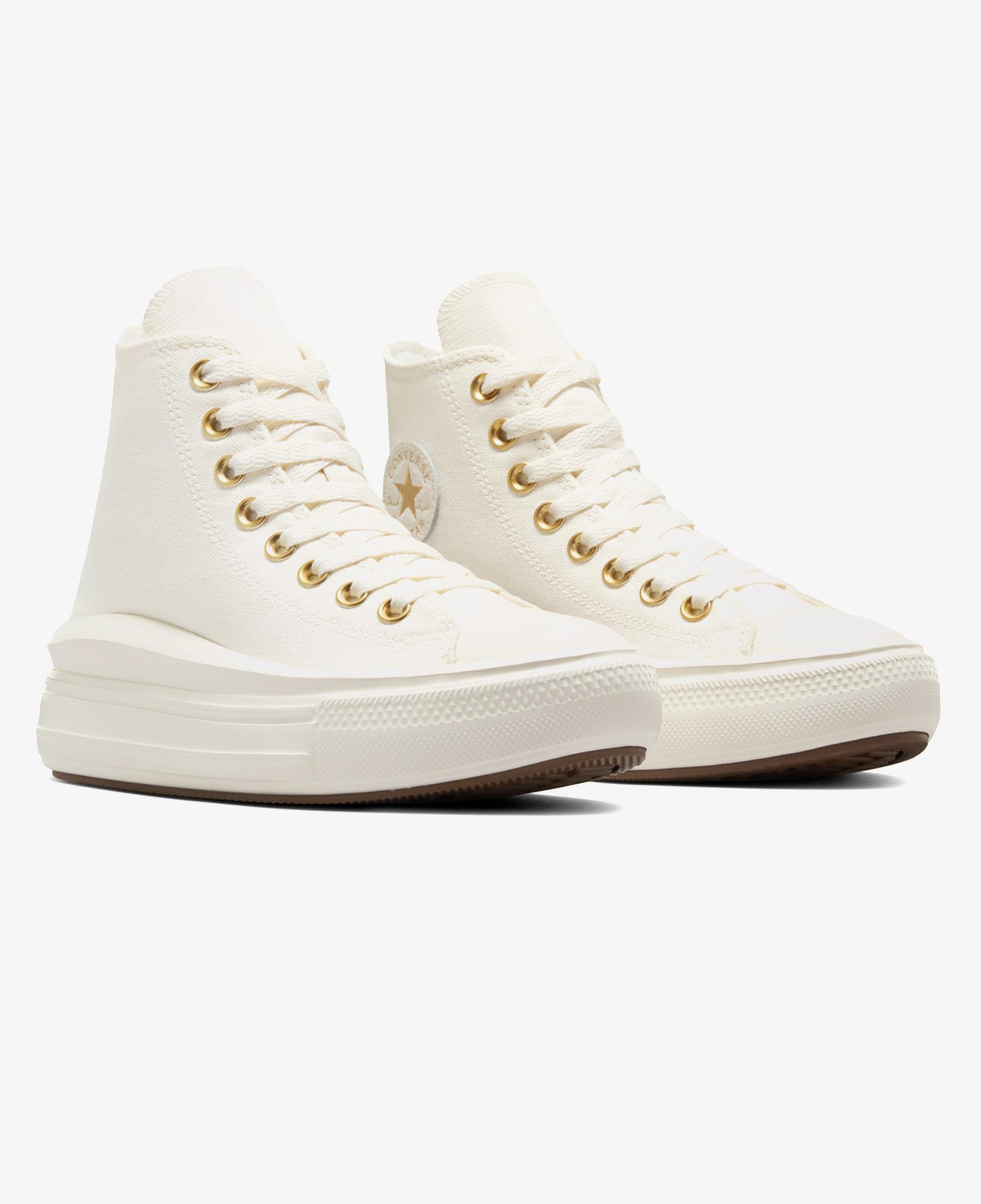 Converse Chuck Taylor All Star Move Platform Genç Krem Sneaker