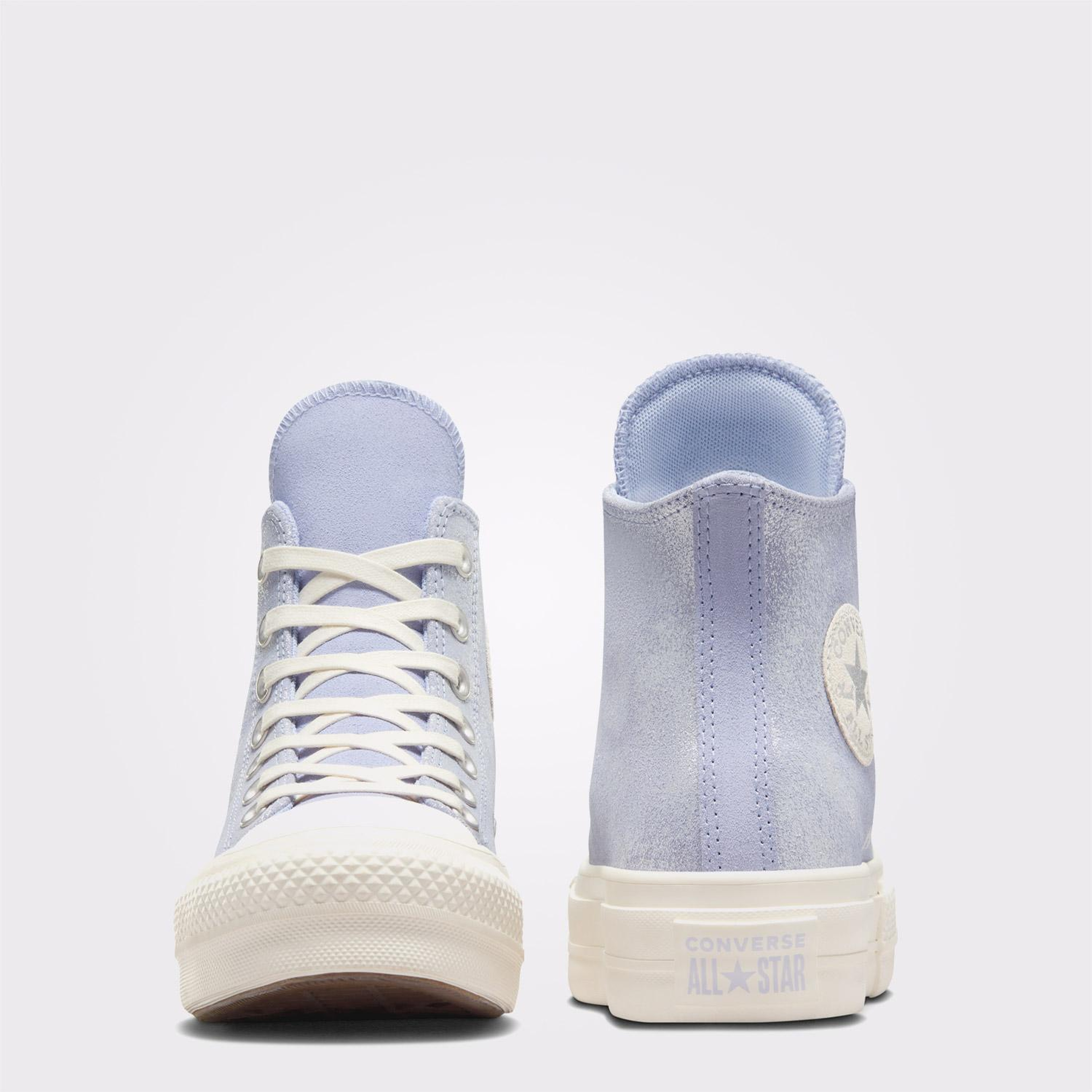 Converse Chuck Taylor All Star Lift Kadın Lila Süet Platform Sneaker