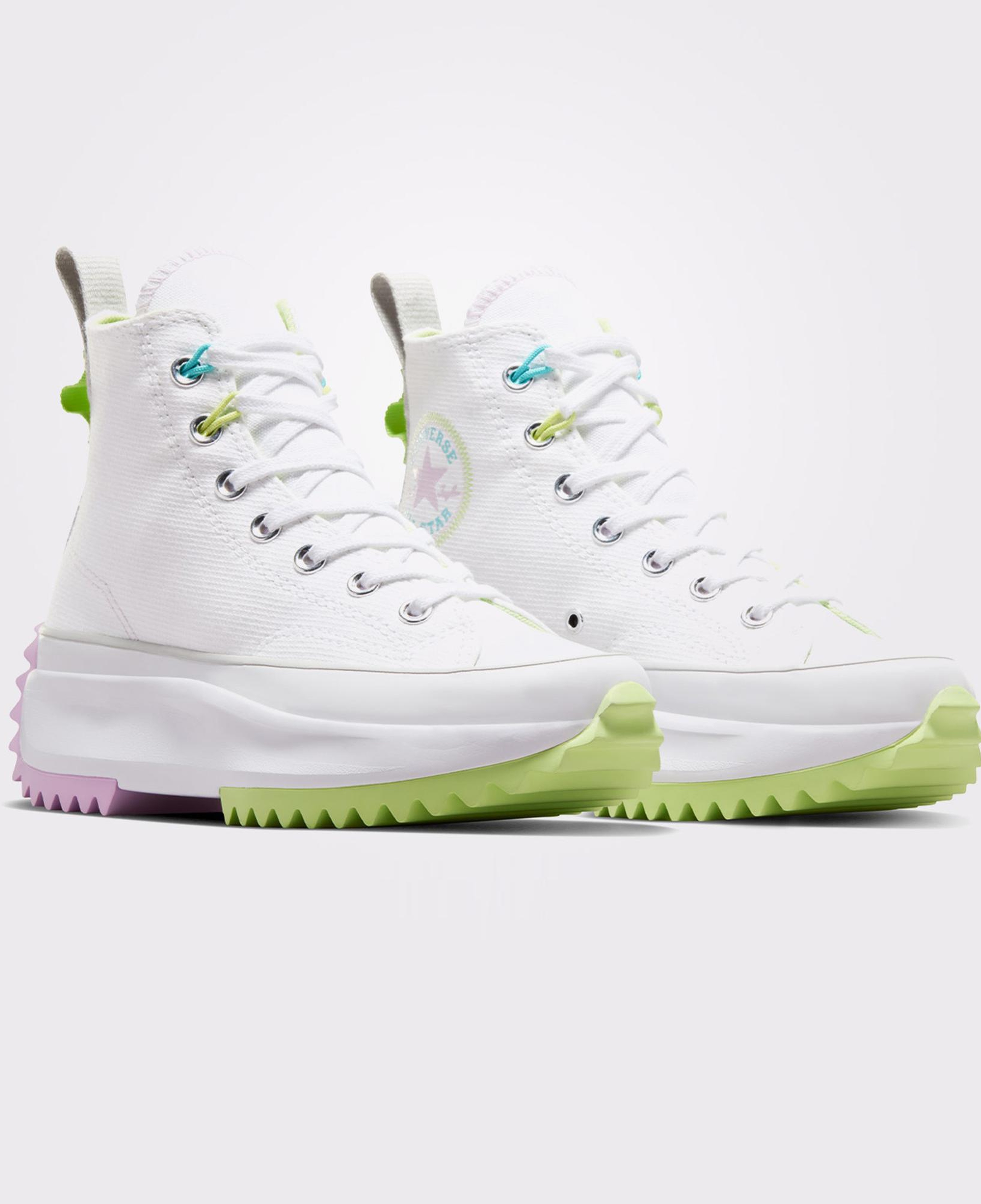 Converse Run Star Hike Unisex Beyaz Platform Sneaker