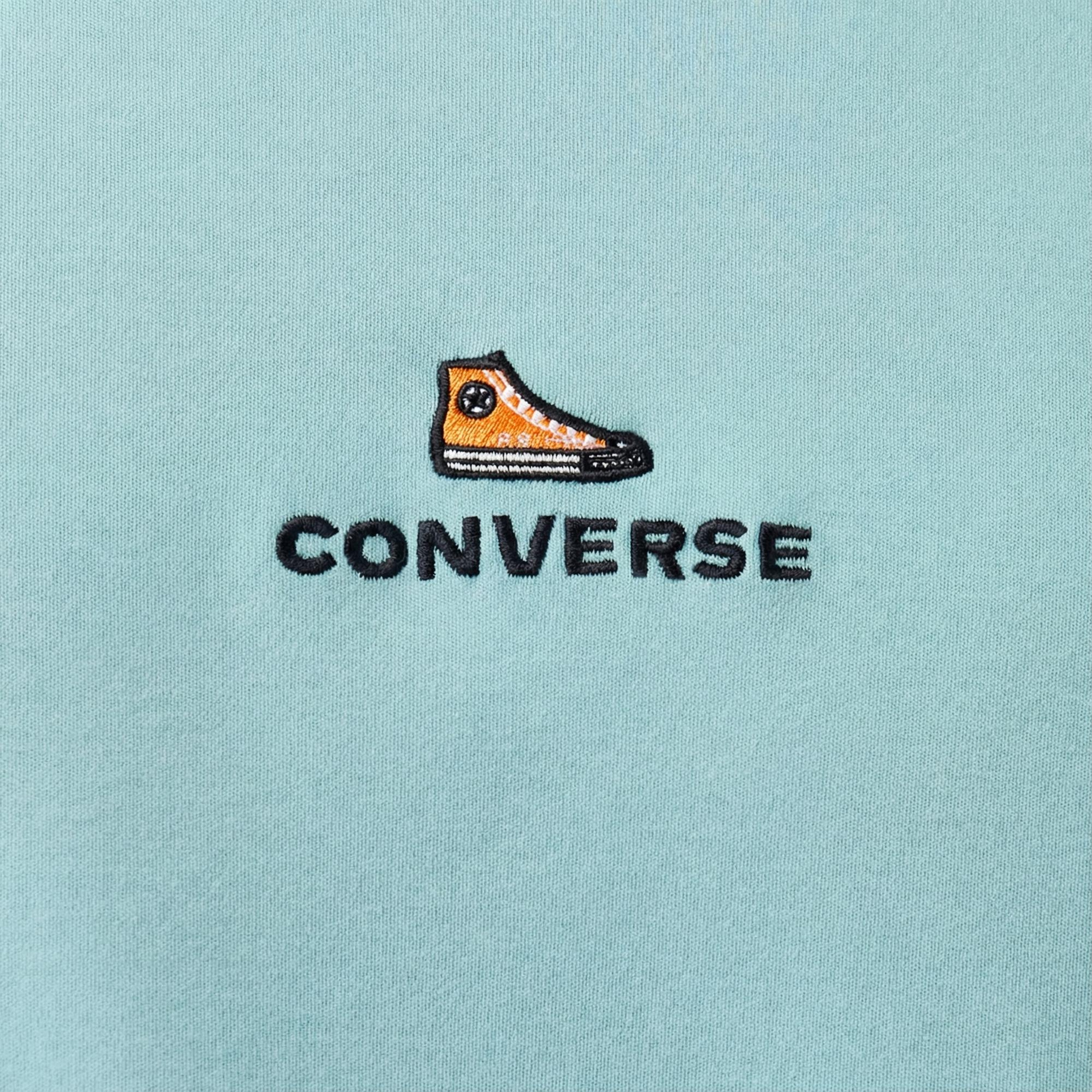 Converse Oversize Fit Erkek Mavi T-Shirt