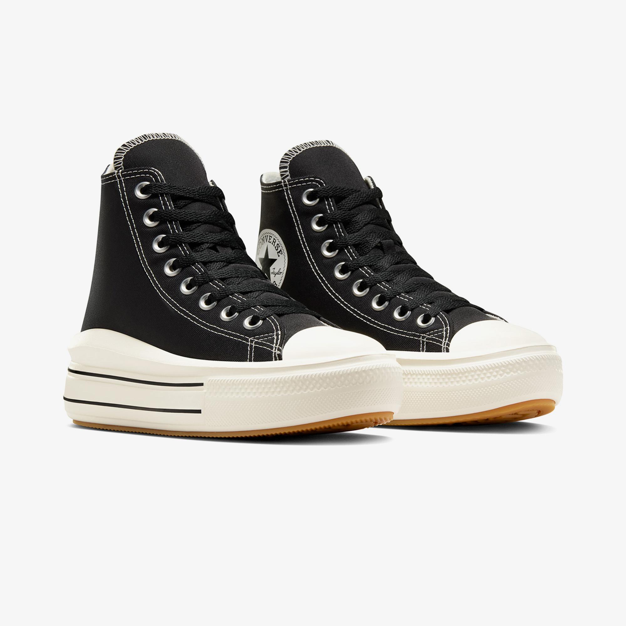 Converse Chuck Taylor All Star Move Platform Kadın Siyah Platform Sneaker