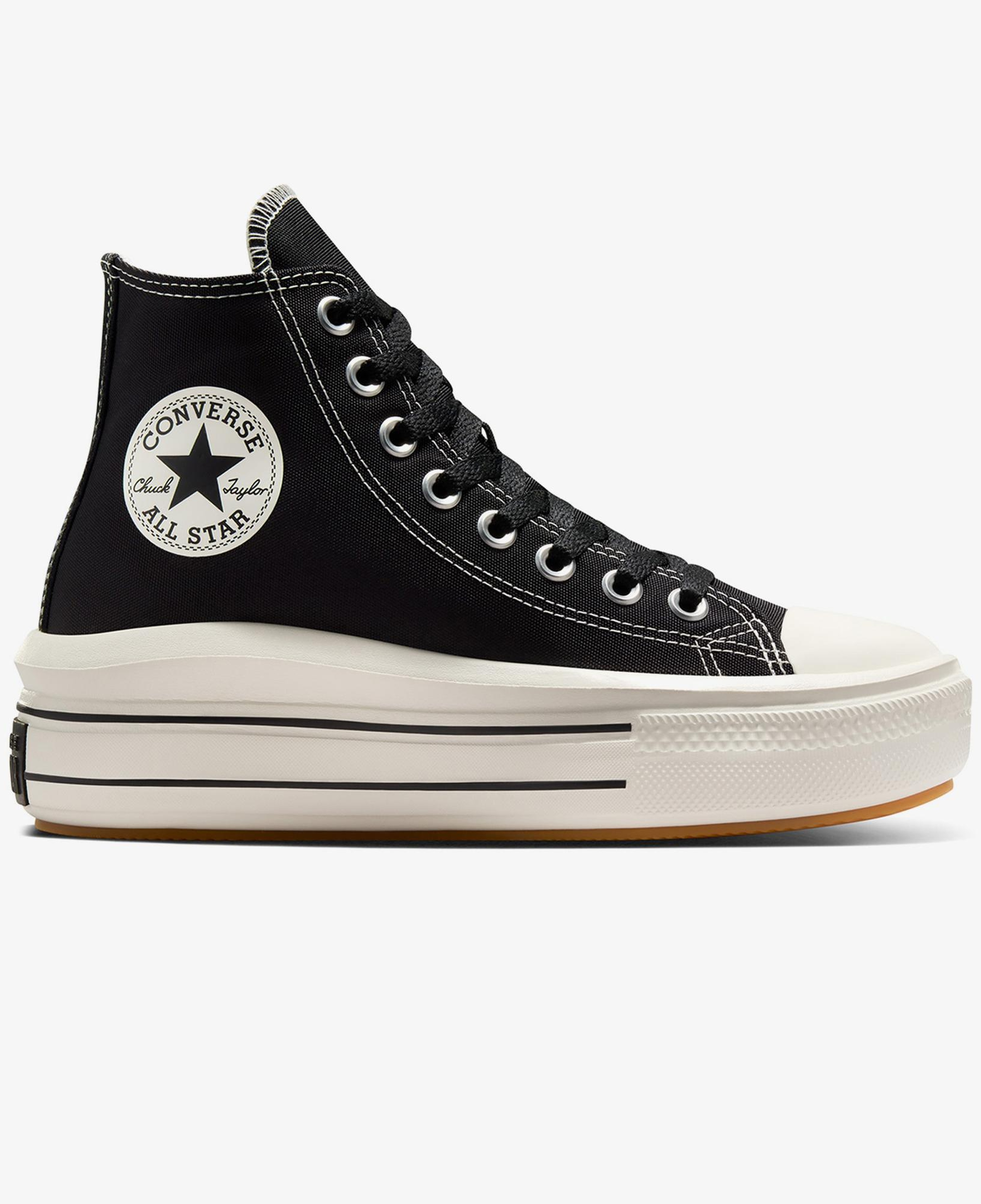 Converse Chuck Taylor All Star Move Platform Kadın Siyah Platform Sneaker