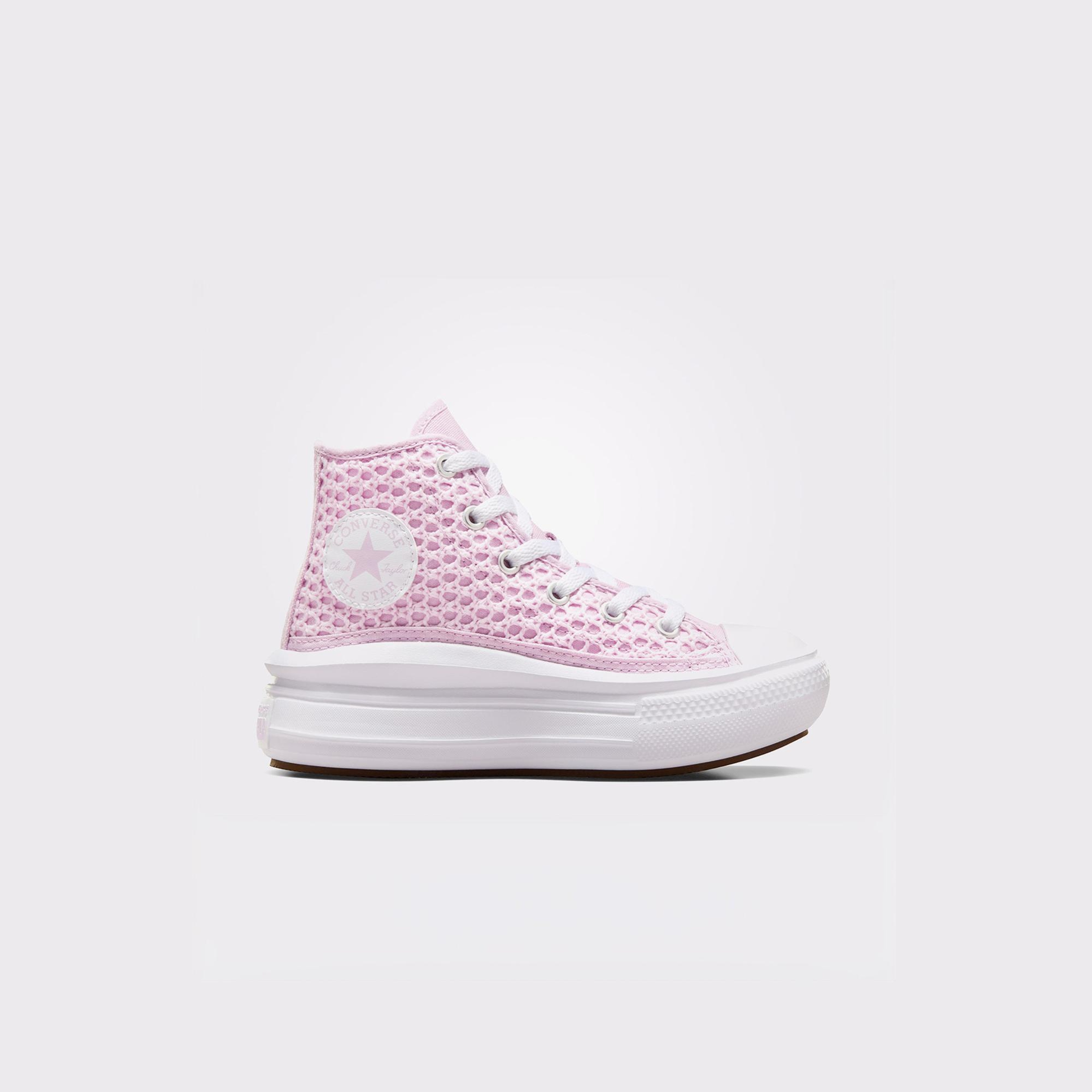 Converse Chuck Taylor All Star Move Çocuk Pembe Platform Sneaker