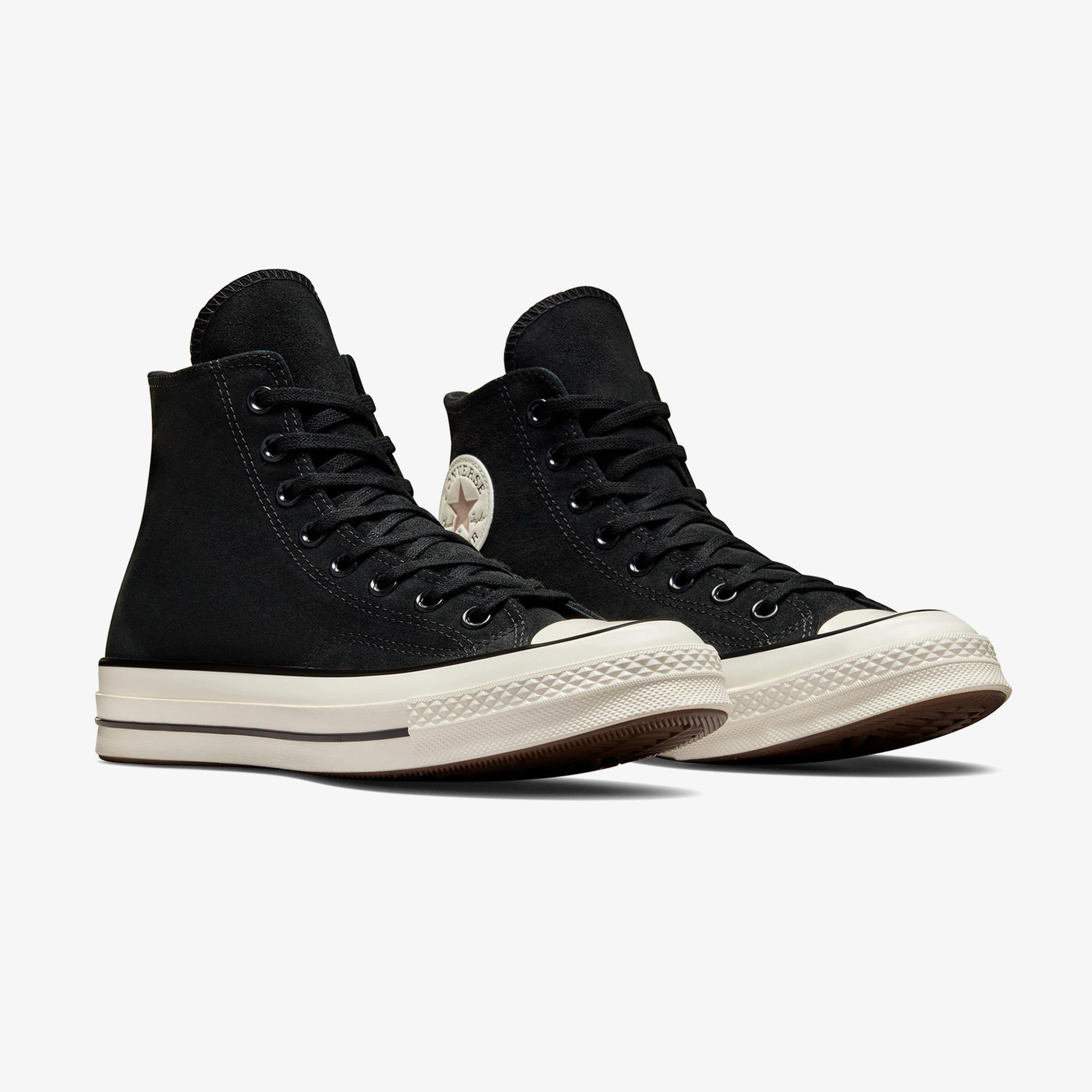 Converse Chuck 70 Unisex Siyah Süet Sneaker