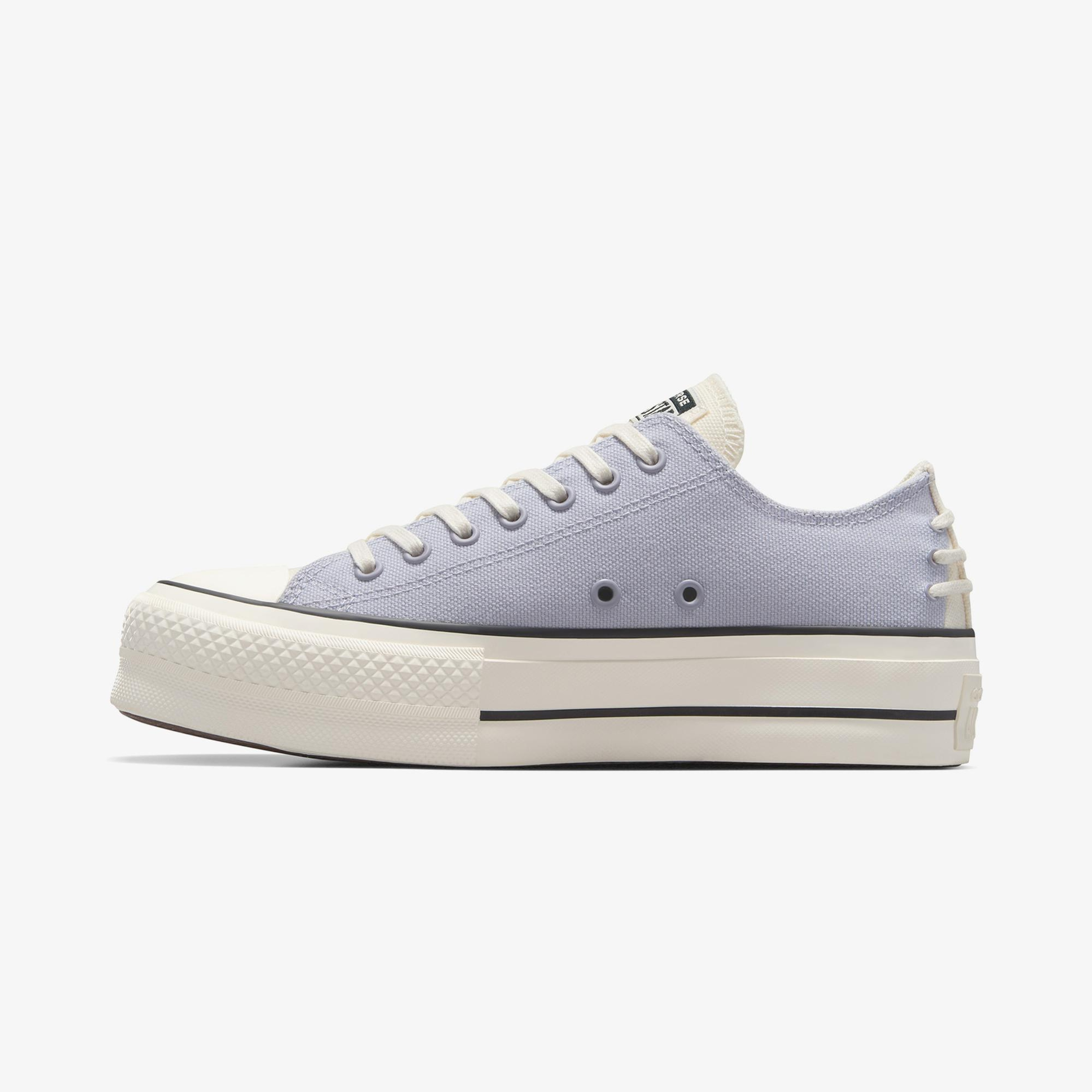 Converse Chuck Taylor All Star Lift Crafted Laces Kadın Lila Platform Sneaker