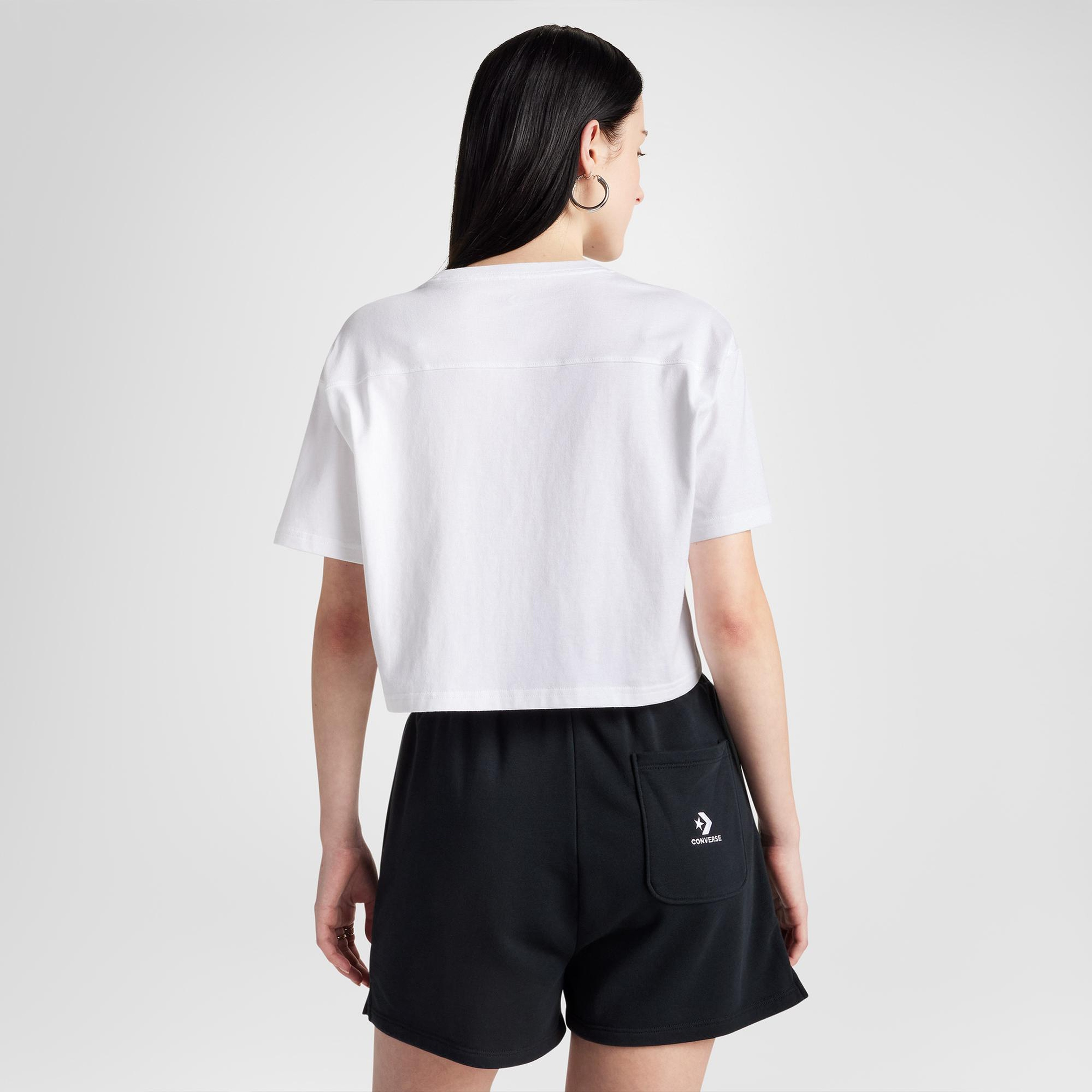 Converse Kadın Beyaz T-Shirt
