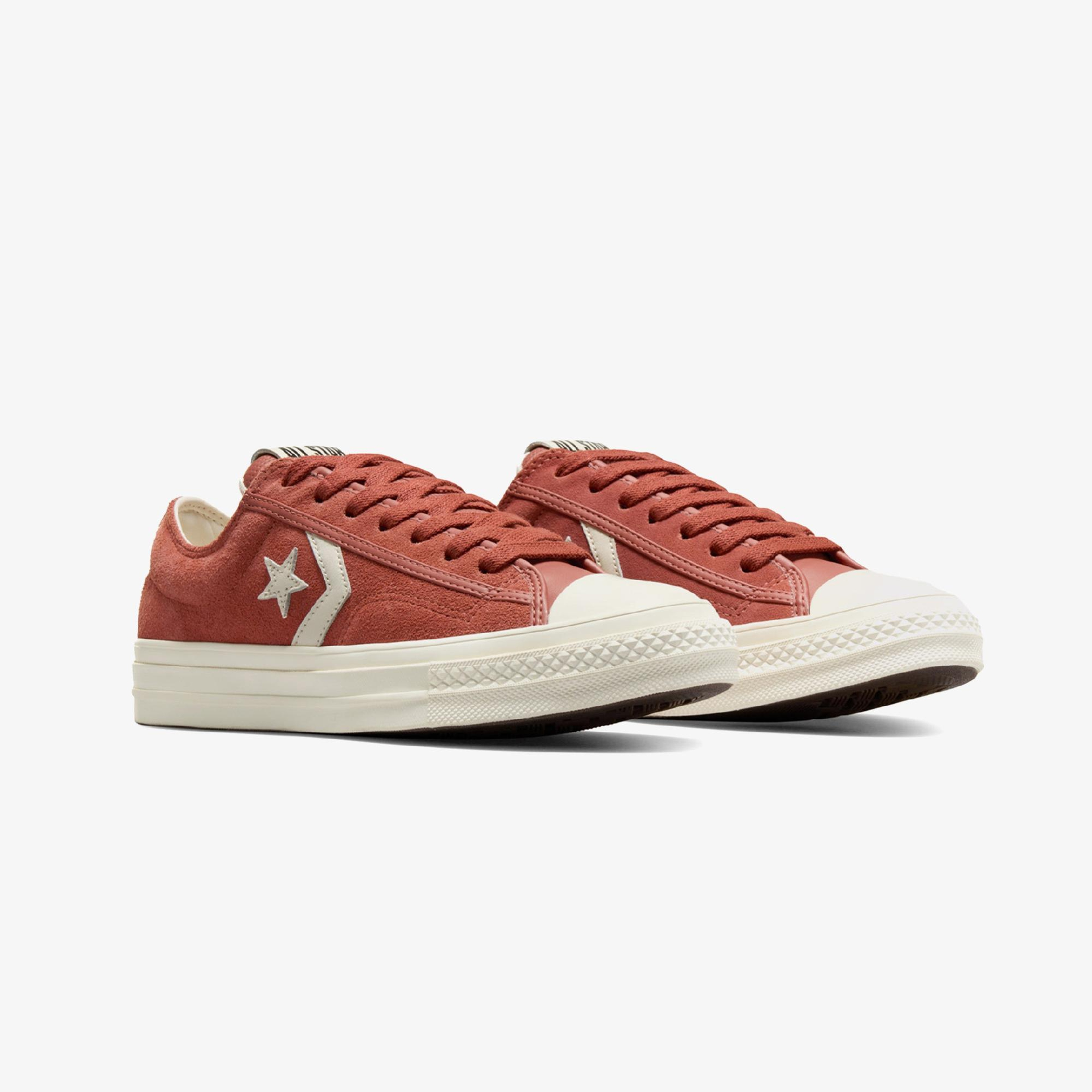 Converse Star Player 76 Unisex Kahverengi Süet Sneaker