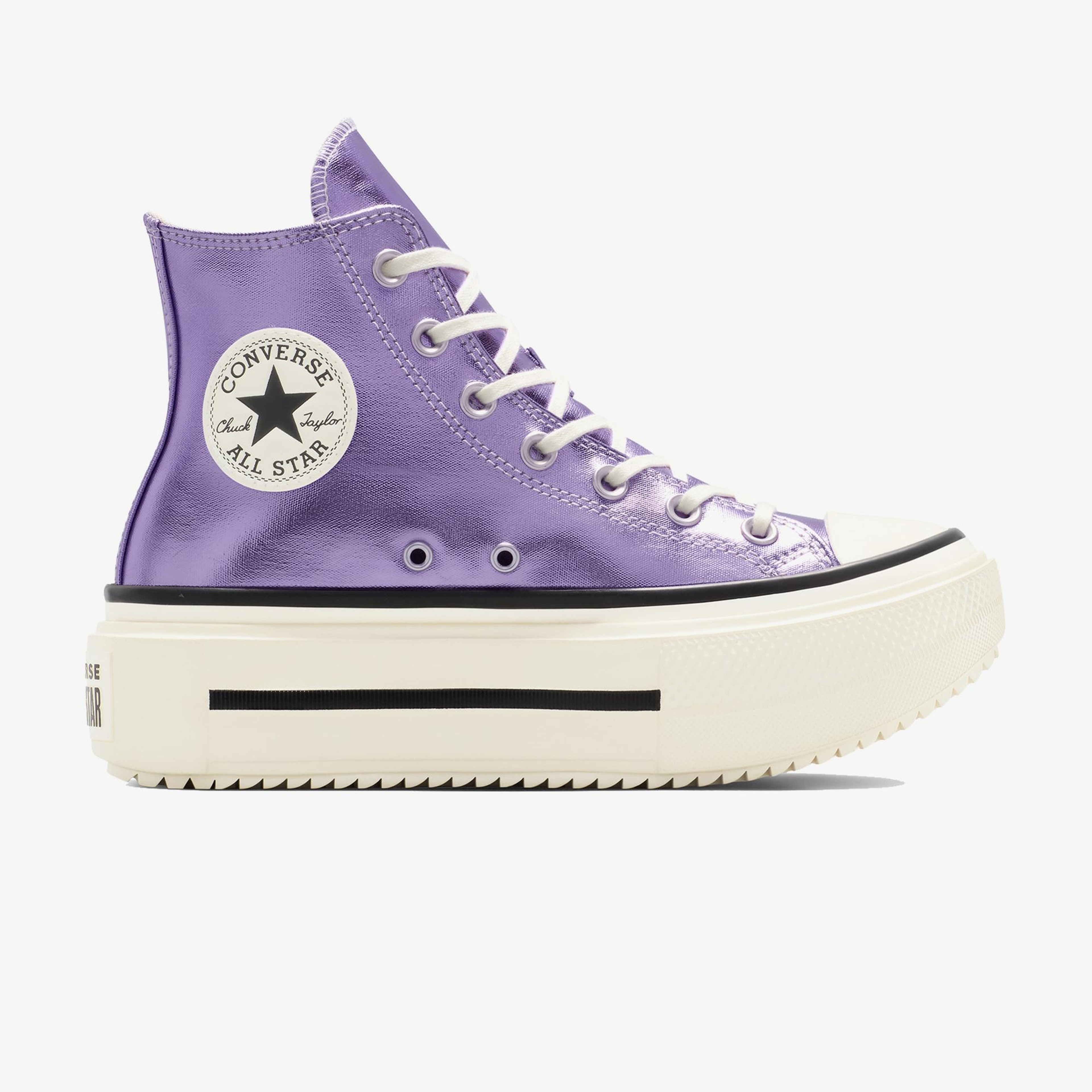 Converse Chuck Taylor All Star Lift Double Stack Unisex Mor Sneaker