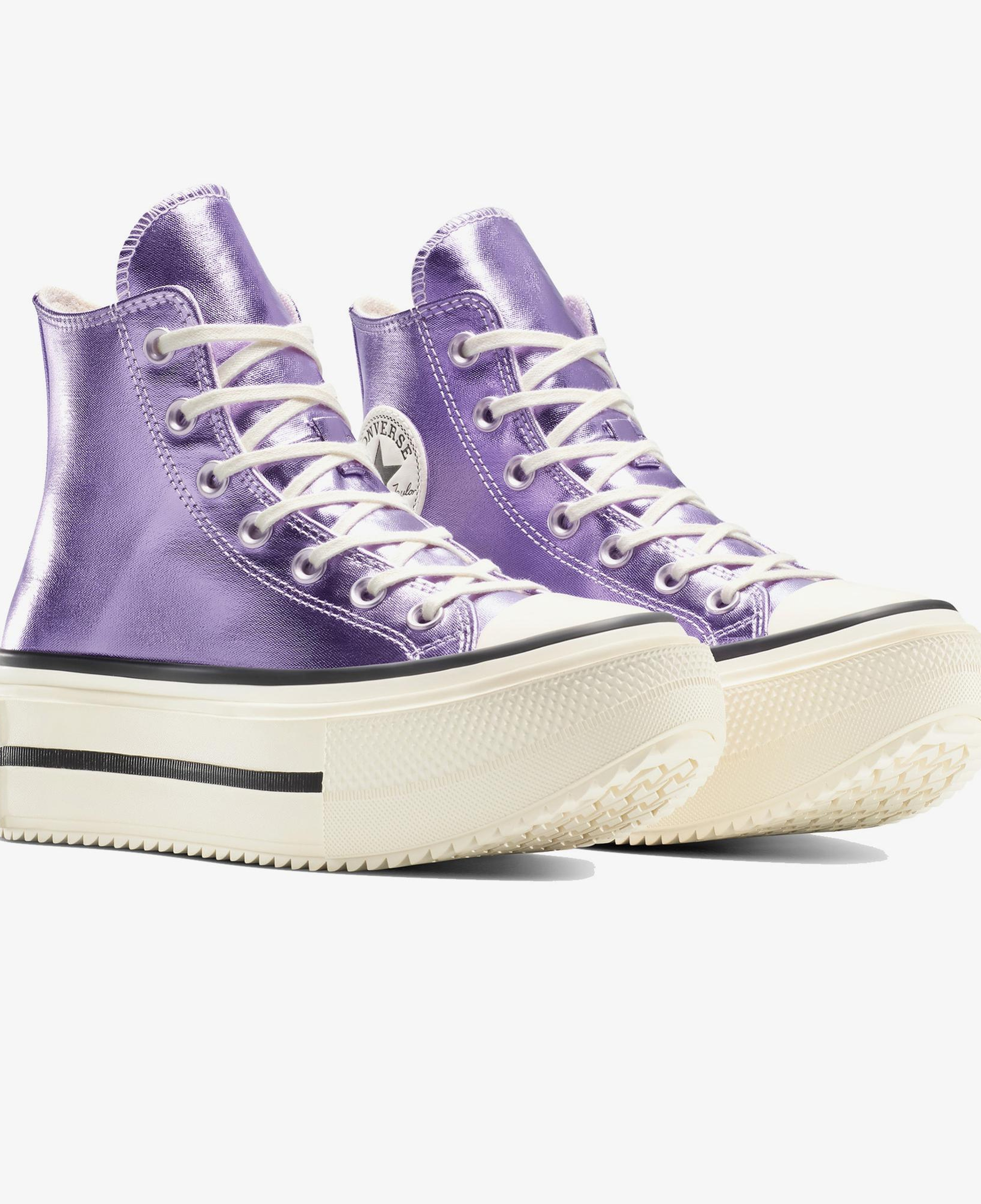 Converse Chuck Taylor All Star Lift Double Stack Unisex Mor Sneaker