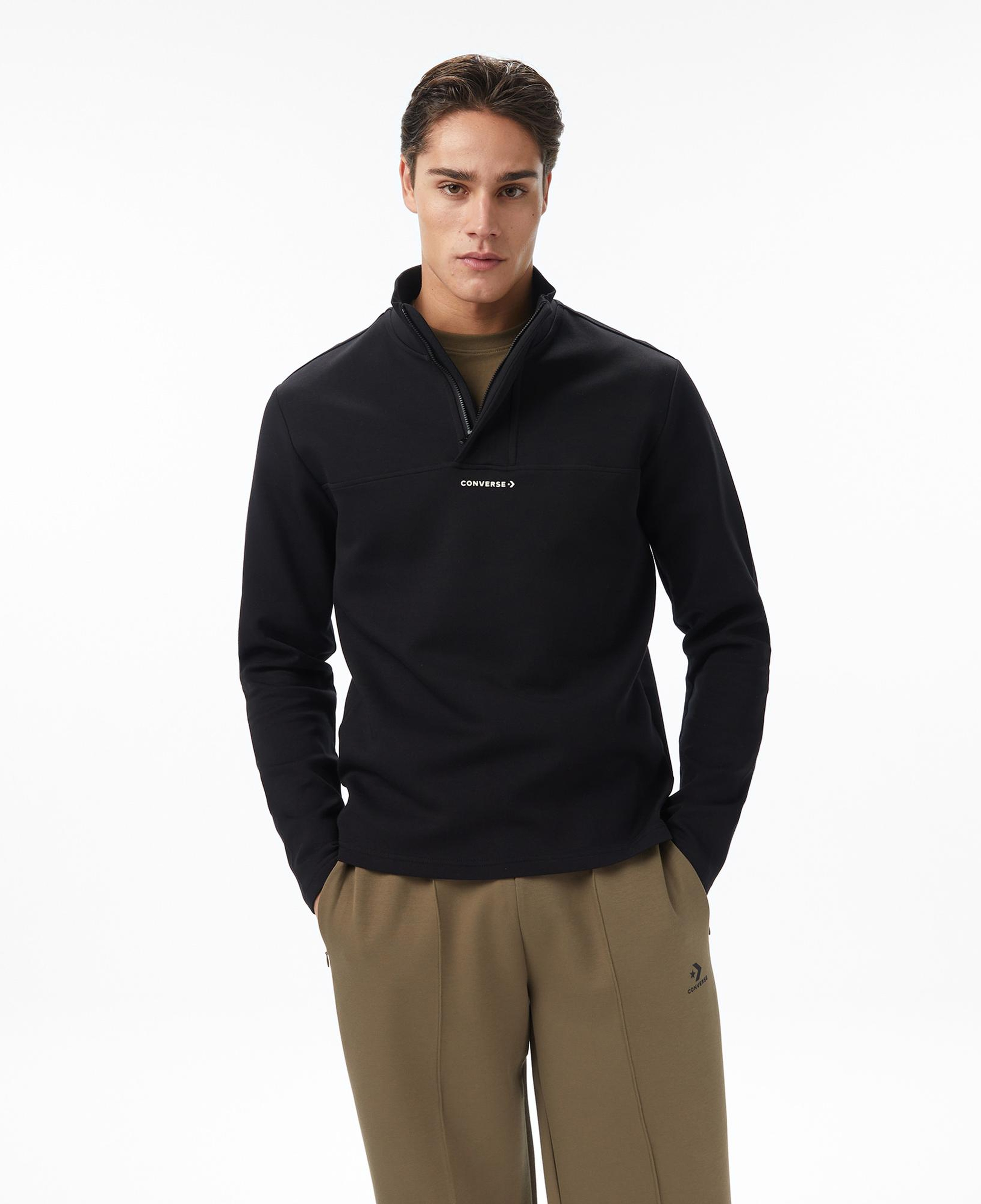 Converse Erkek Siyah Sweatshirt