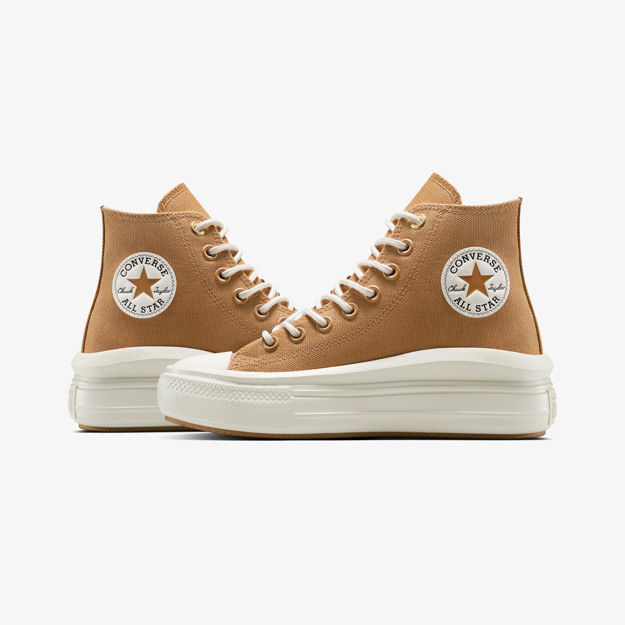 Converse Chuck Taylor All Star Move Platform Unisex Kahverengi Sneaker