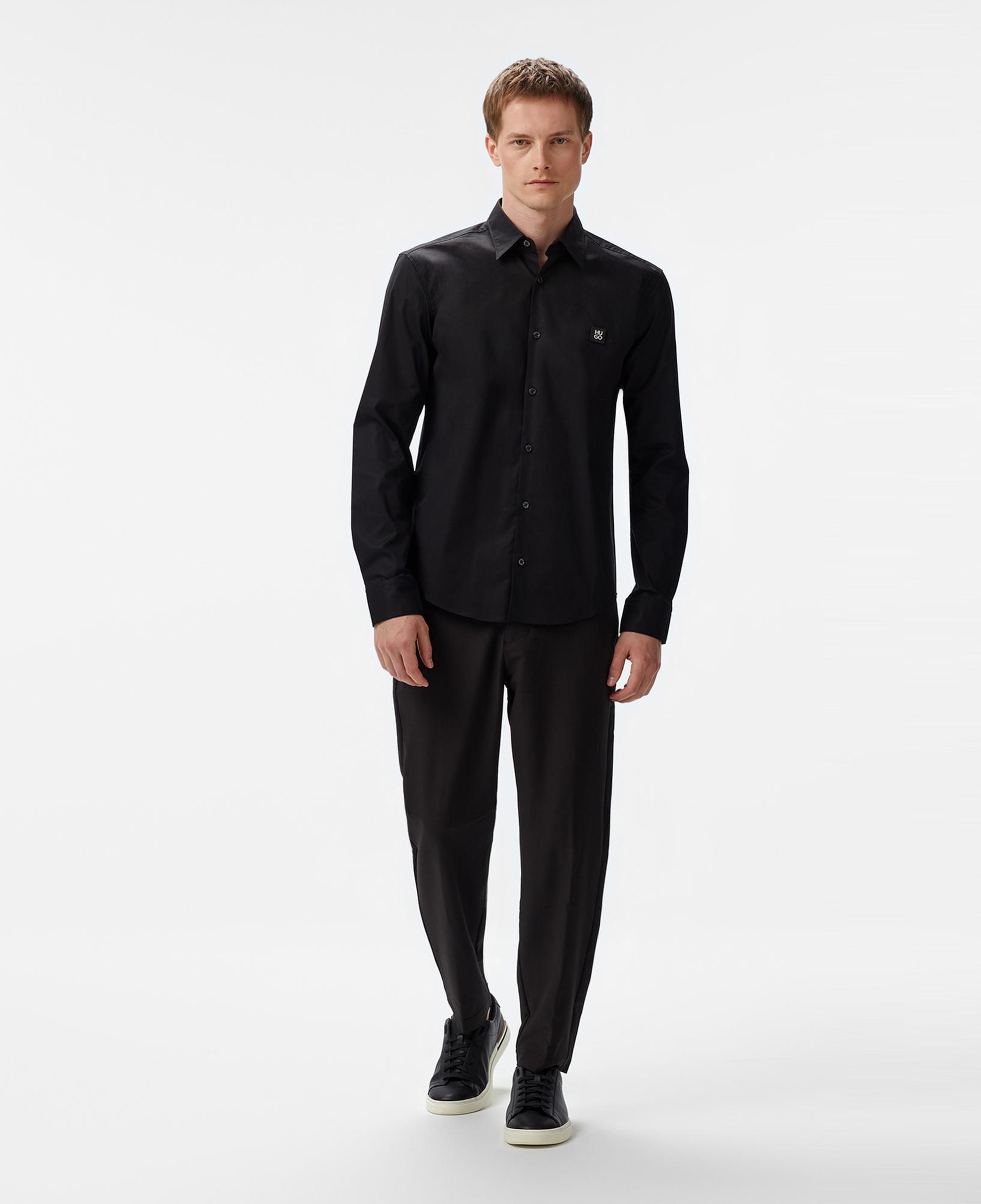 Hugo Ermo Erkek Siyah Gömlek