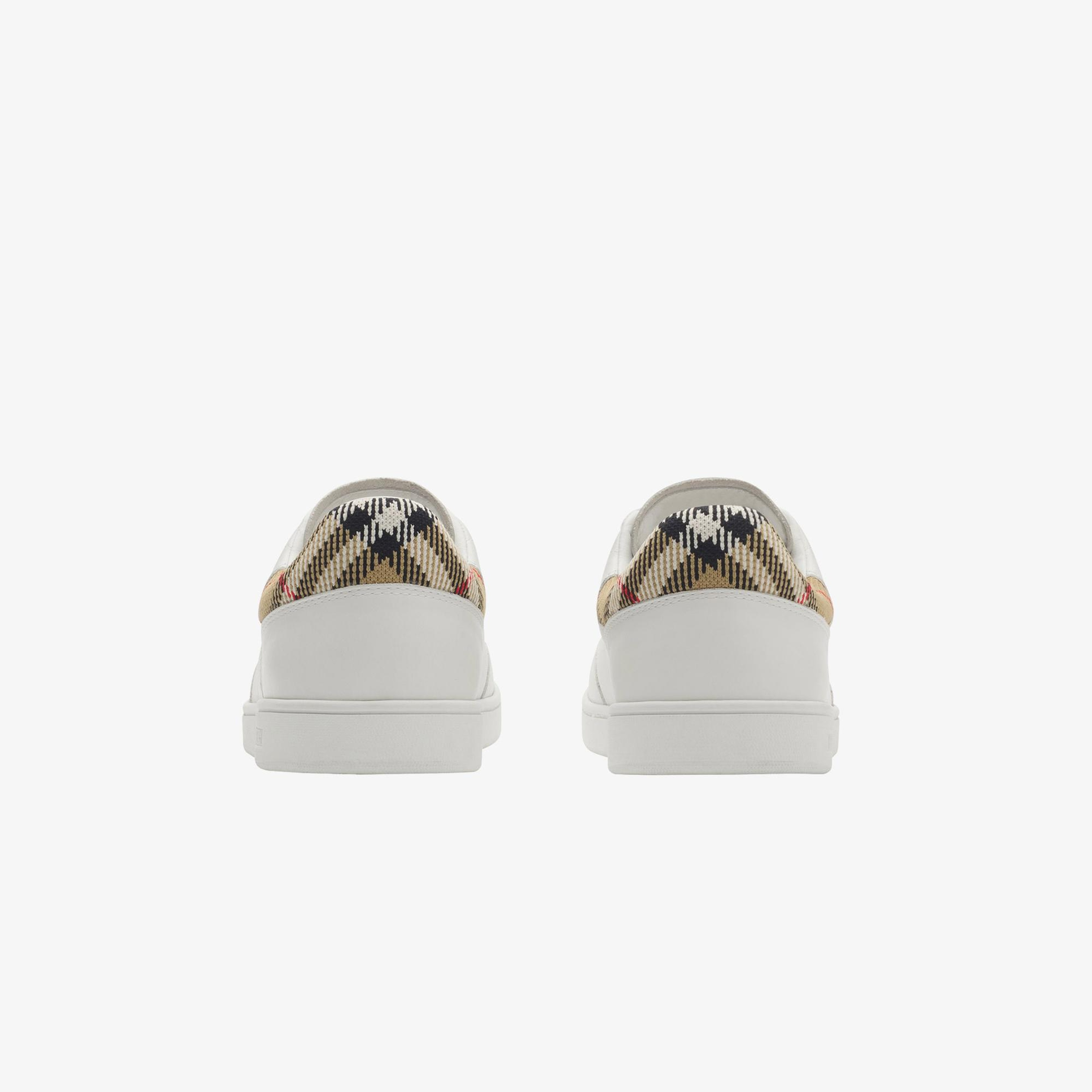 Burberry Set Erkek Beyaz Sneaker