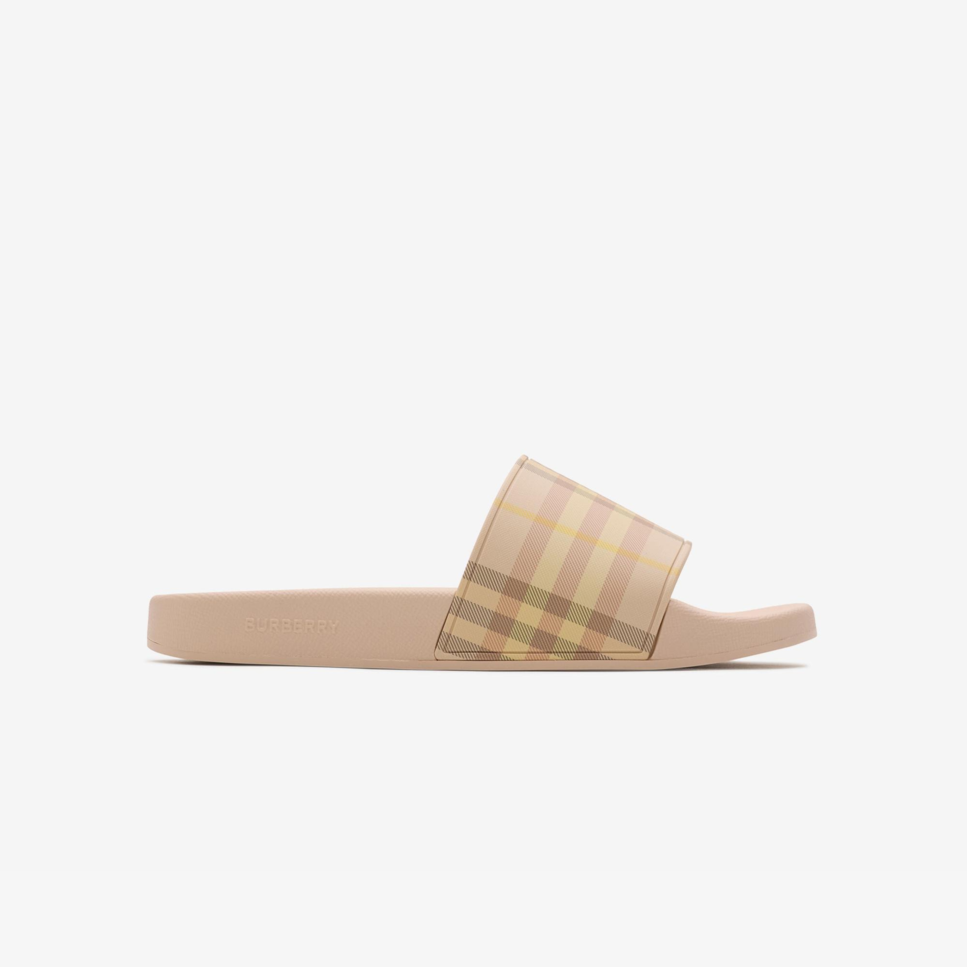 Burberry Sdl Furley Kadın Krem Terlik