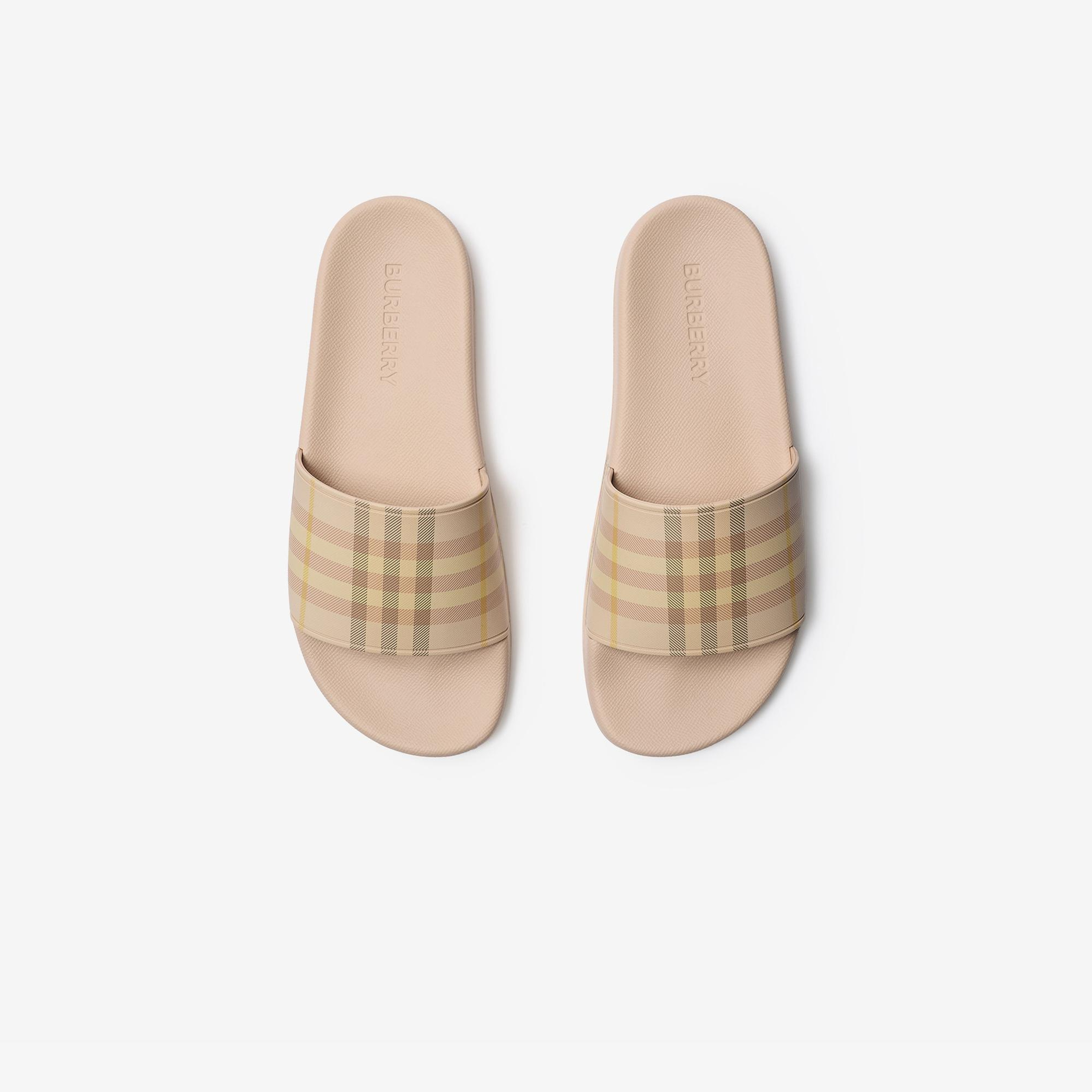 Burberry Sdl Furley Kadın Krem Terlik