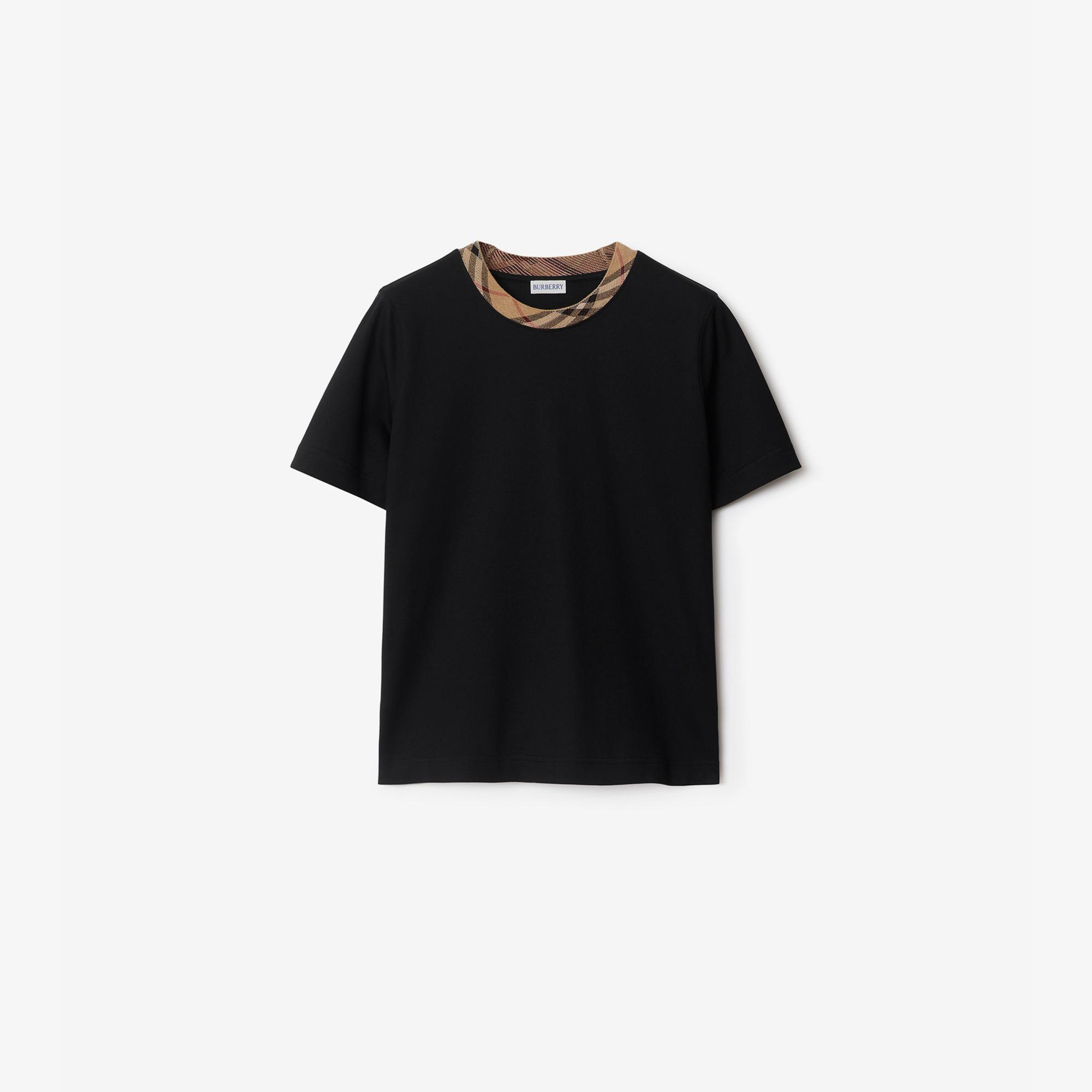 Burberry Kadın Siyah T-Shirt