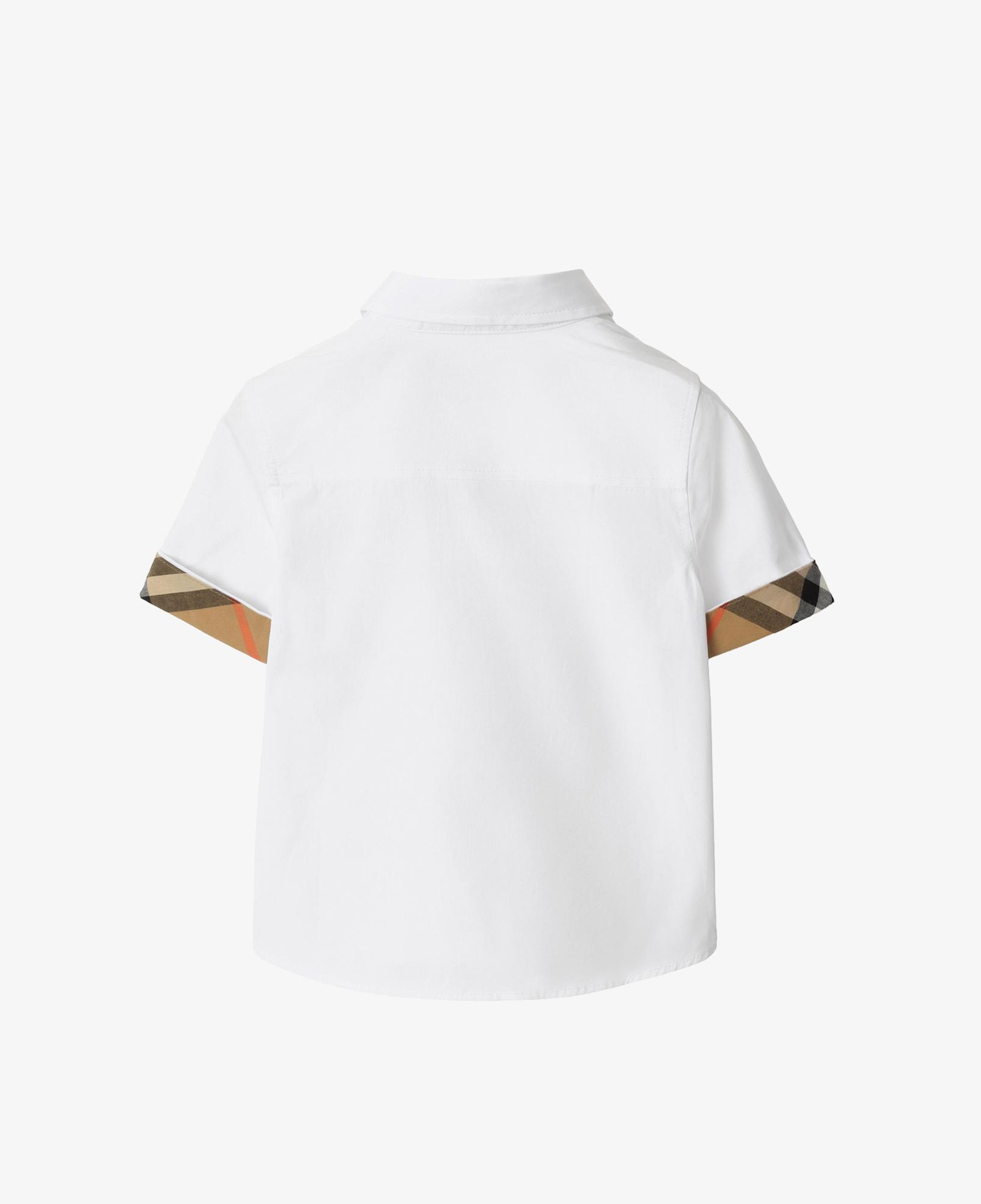 Burberry Owen Check Çocuk Beyaz Gömlek