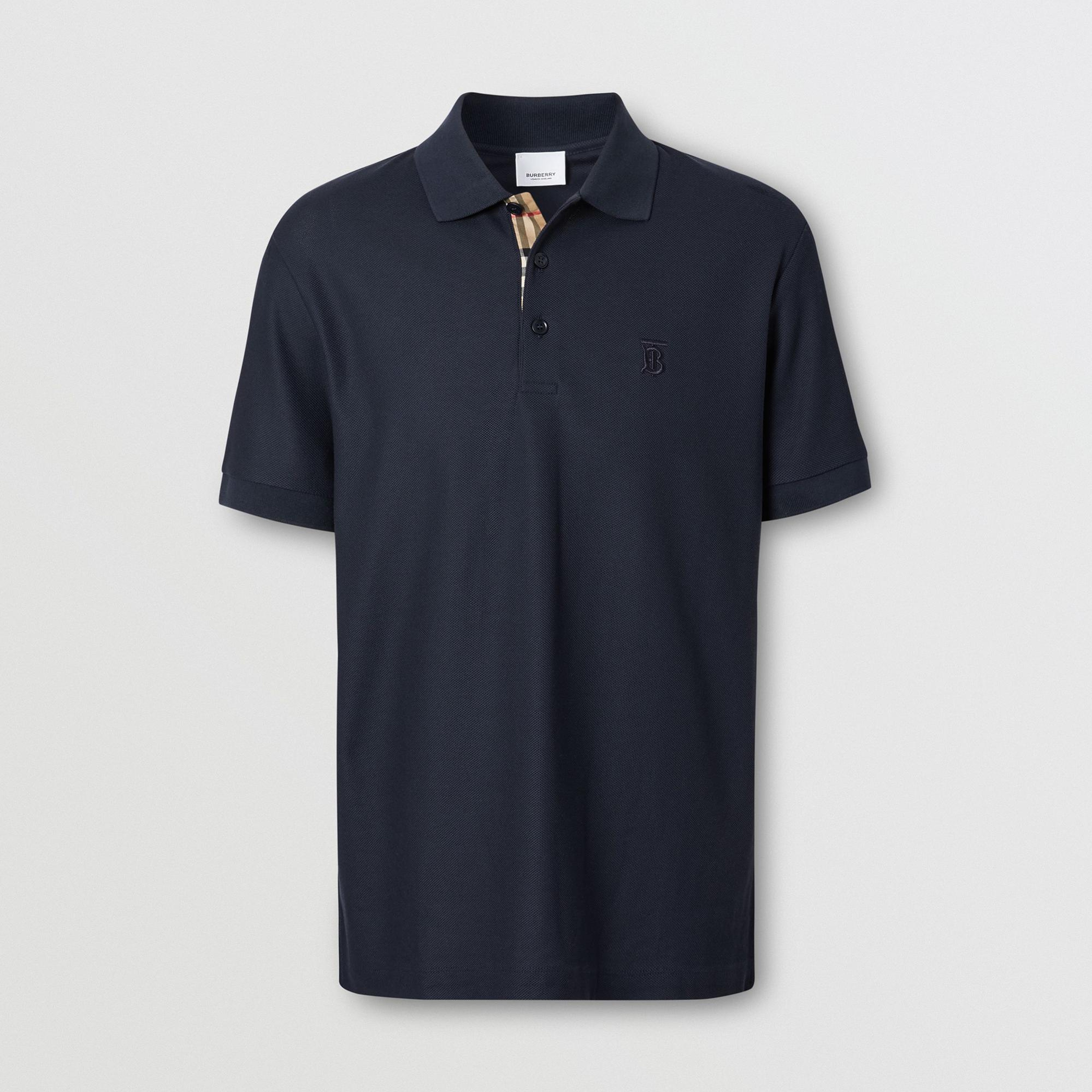 Burberry Eddie Monogram Motif Cotton Piqu