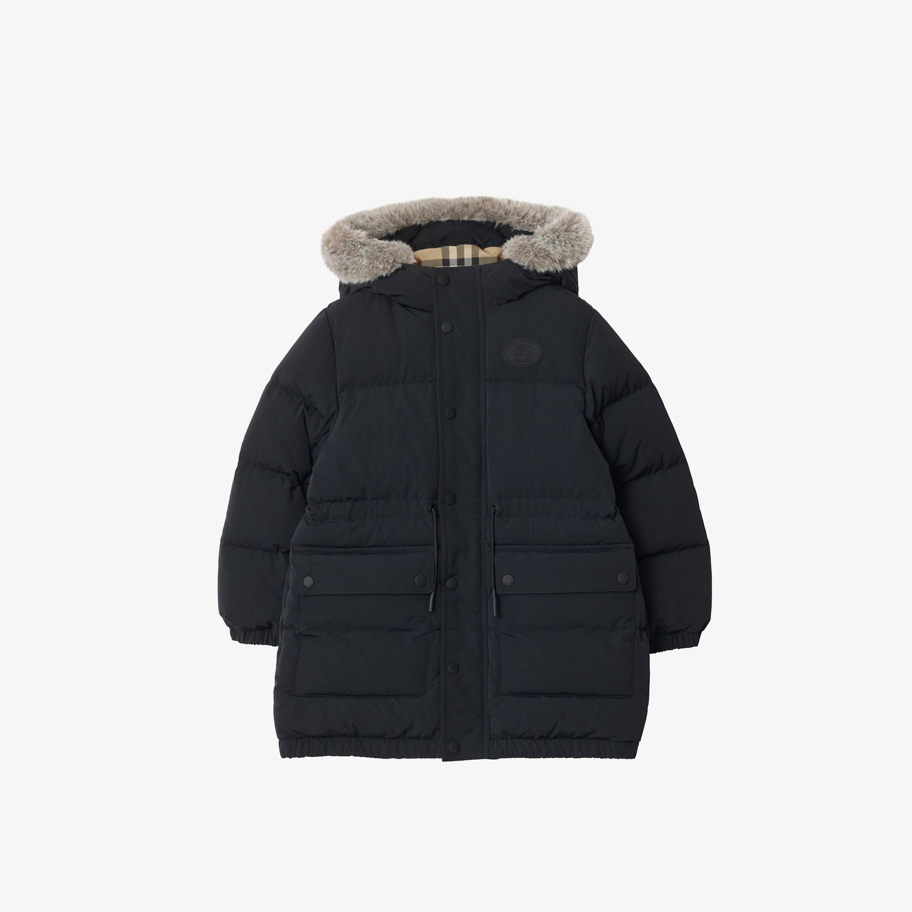 Burberry Franklın Çocuk Siyah Mont