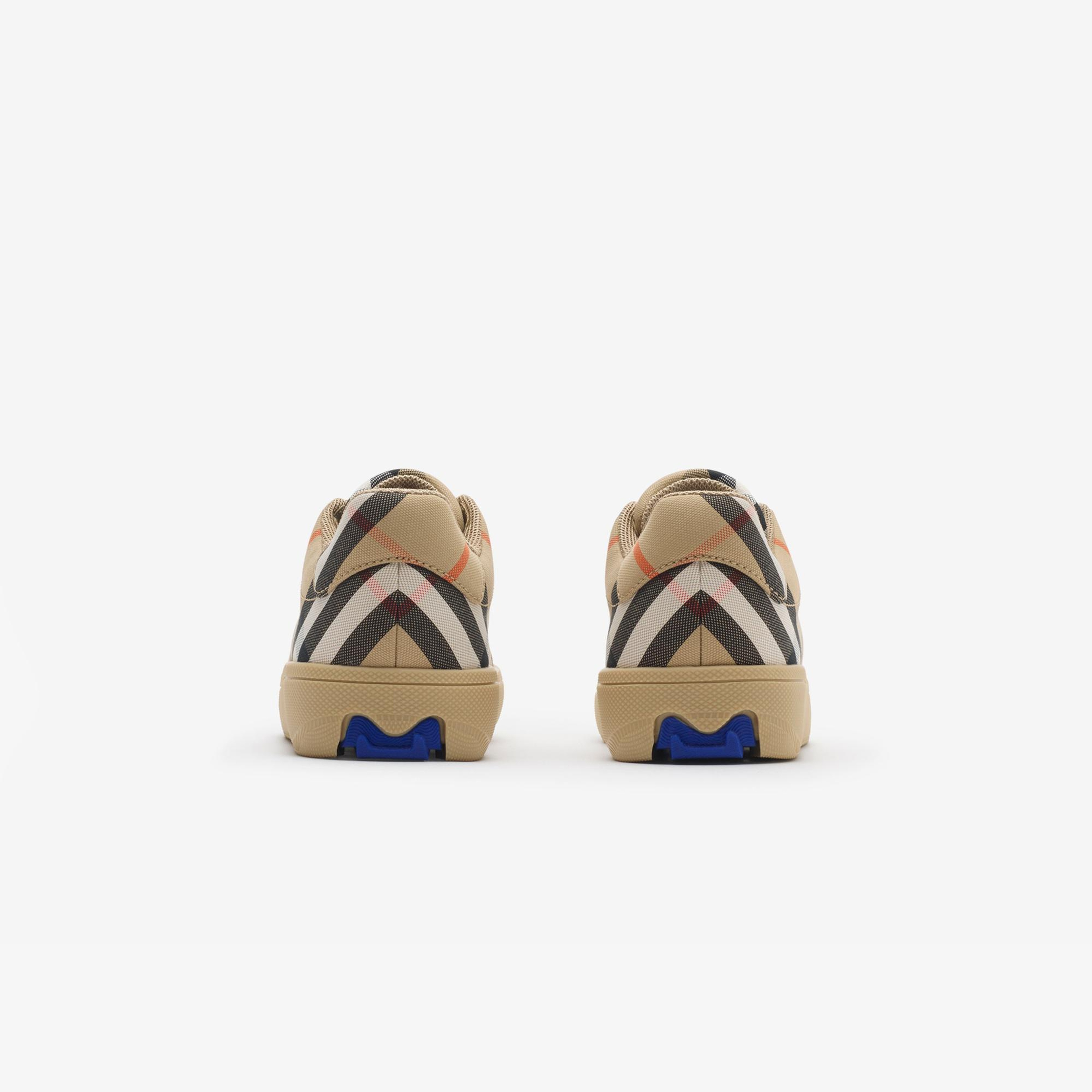 Burberry Cambridge Check Çocuk Bej Sneaker