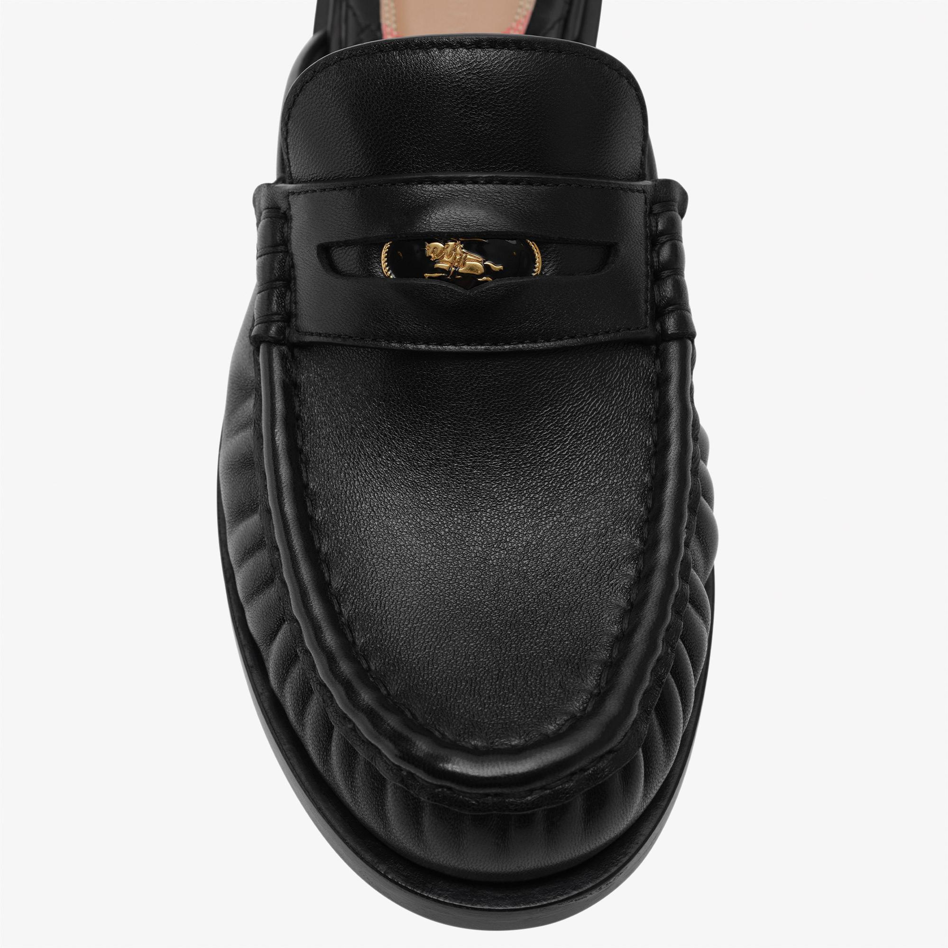 Burberry Cadet Mules Kadın Siyah Terlik