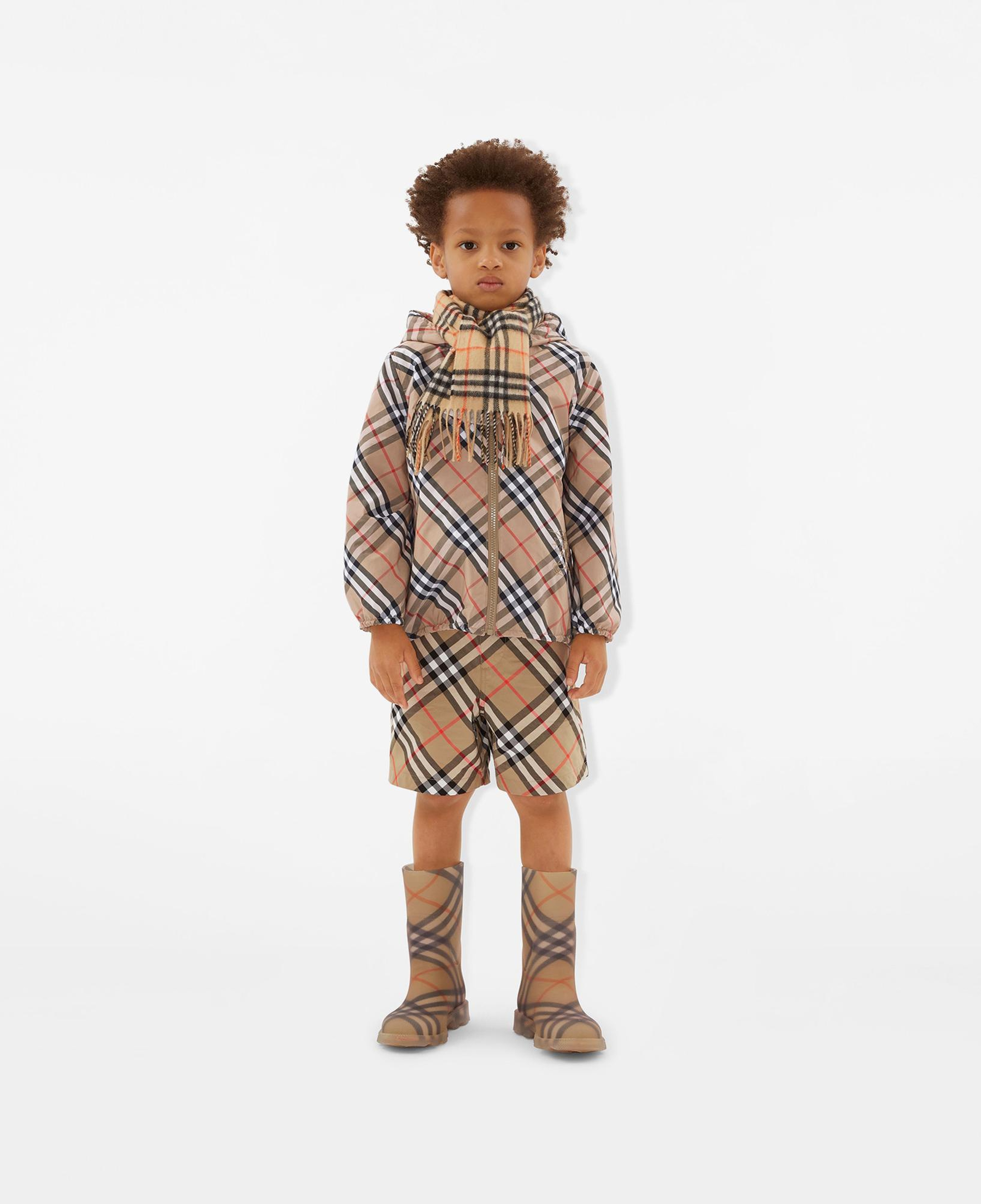 Burberry Check Kaşmir Çocuk Bej Atkı