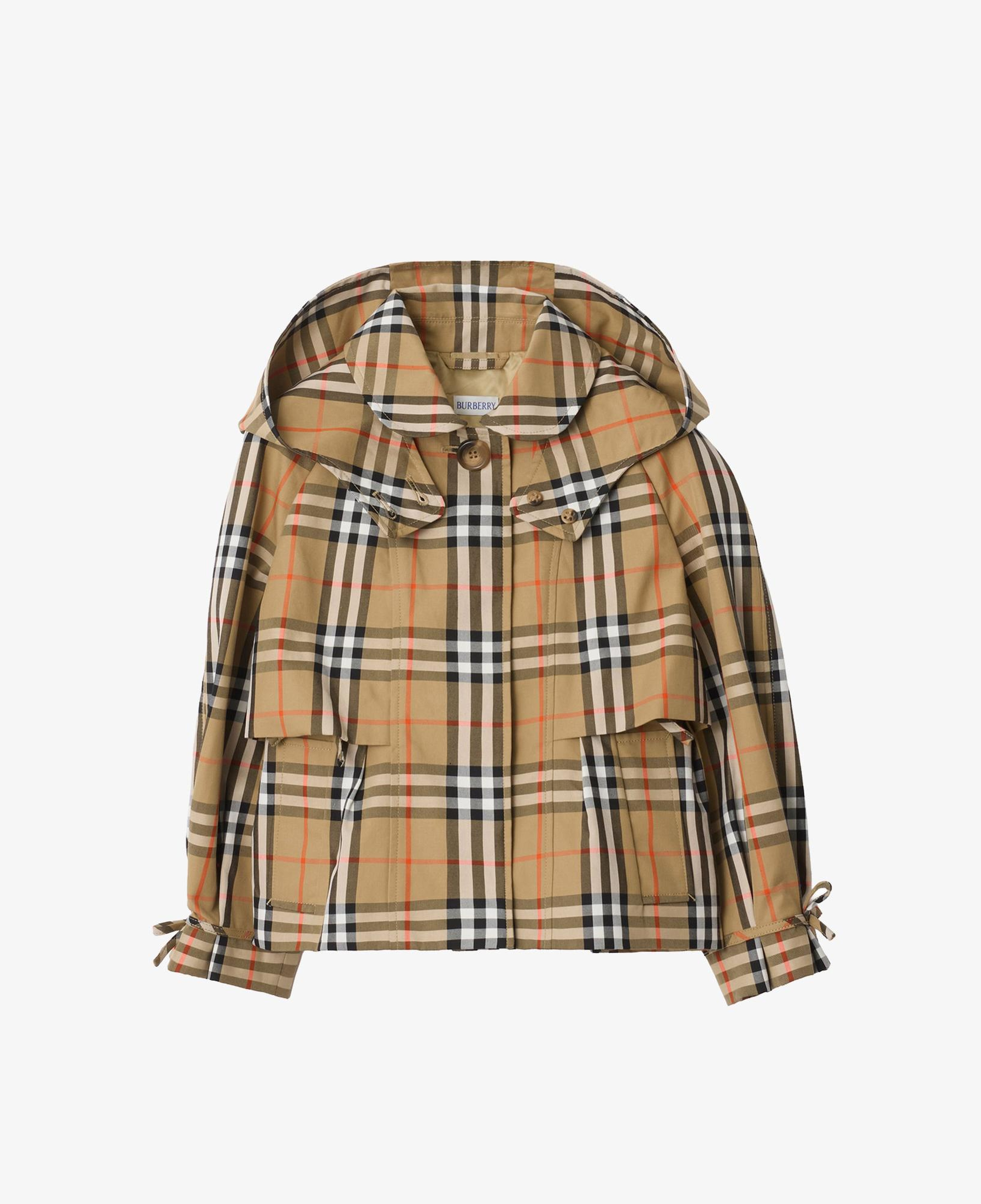 Burberry Kımberley Check Çocuk Bej Mont