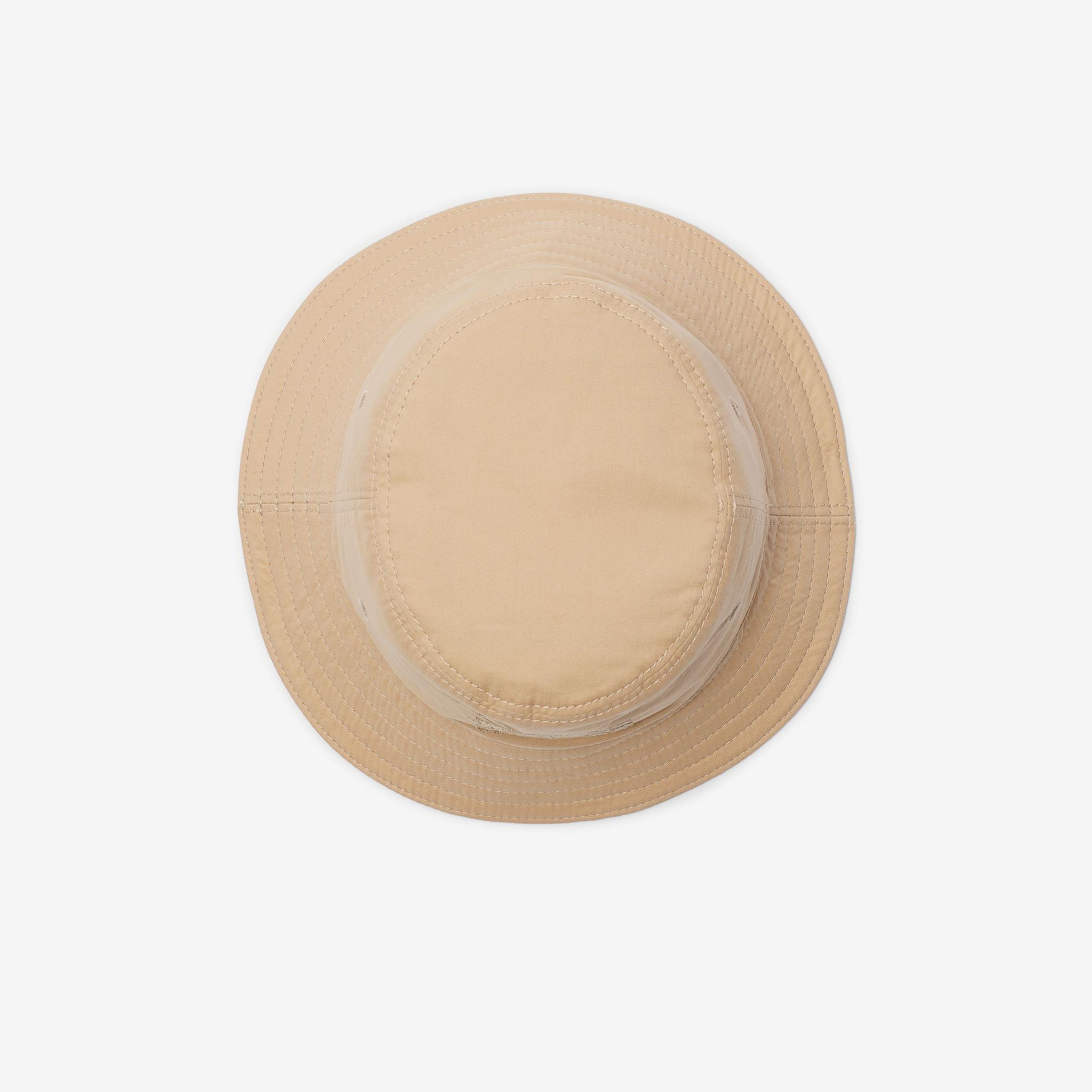 Burberry Reversible Pamuklu Bucket Çocuk Bej Şapka