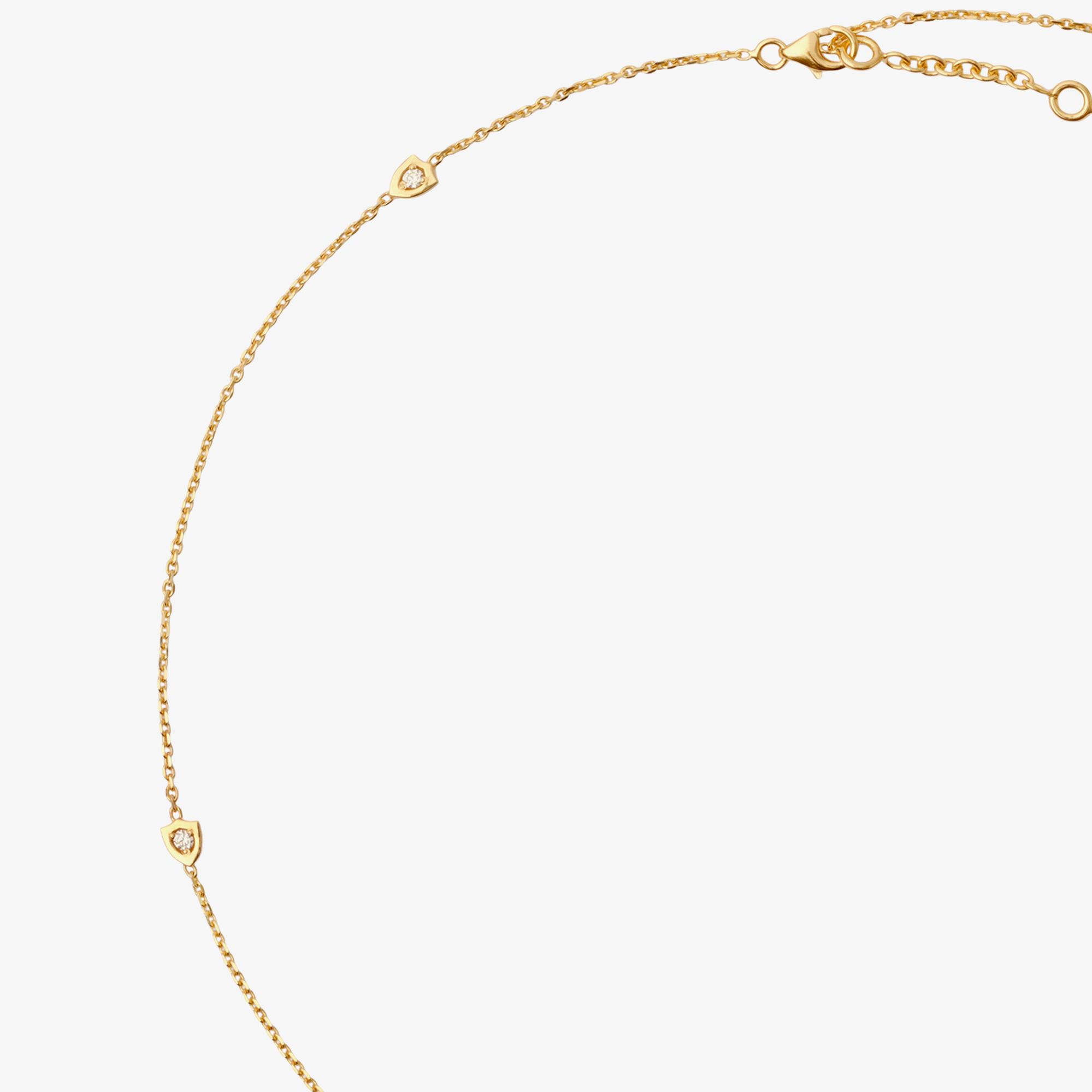 Burberry Shield Chain Kadın Altın Rengi Kolye