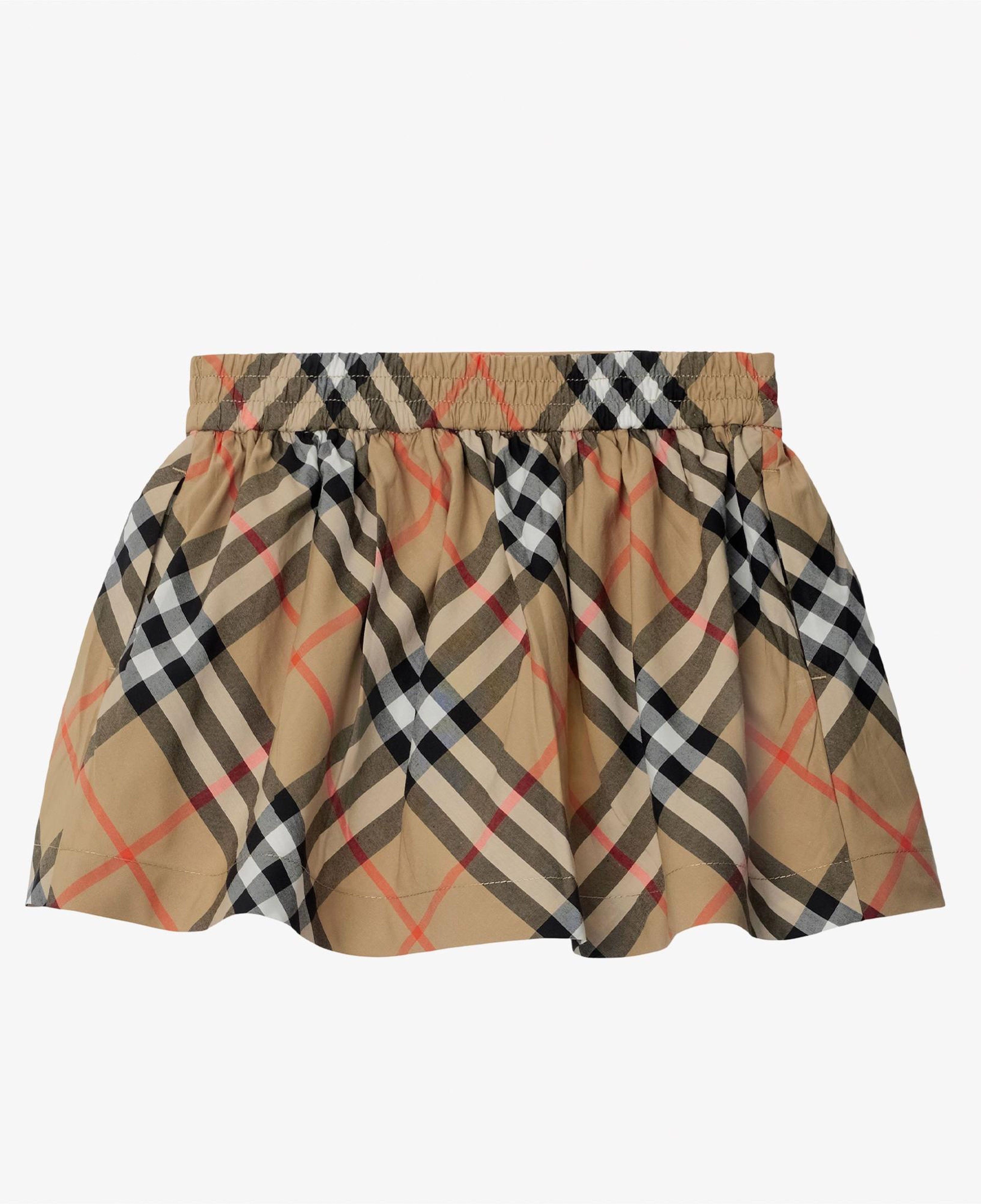 Burberry Check Pamuk Çocuk Bej Etek