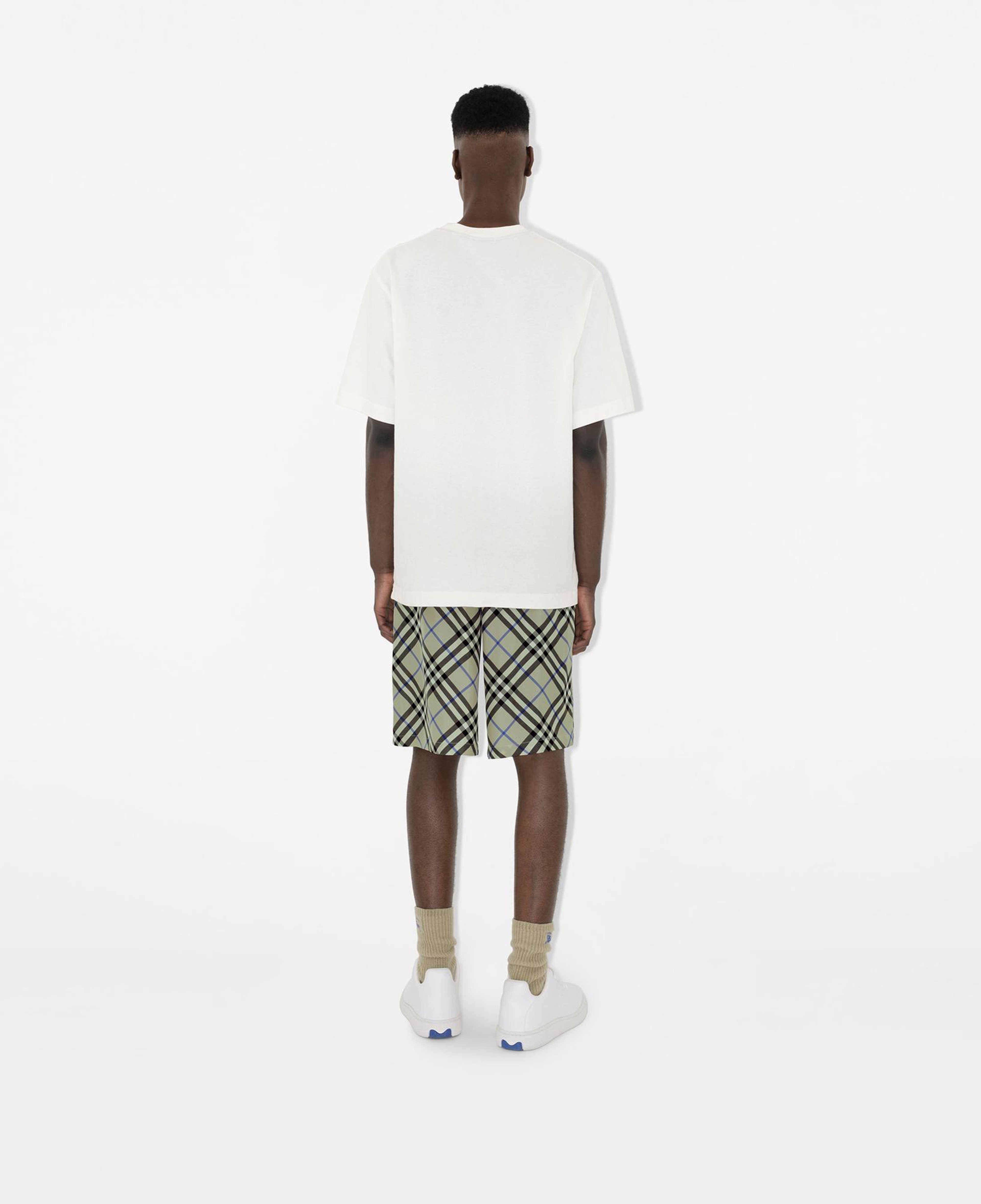 Burberry Check İpek Erkek Krem Rengi Şort