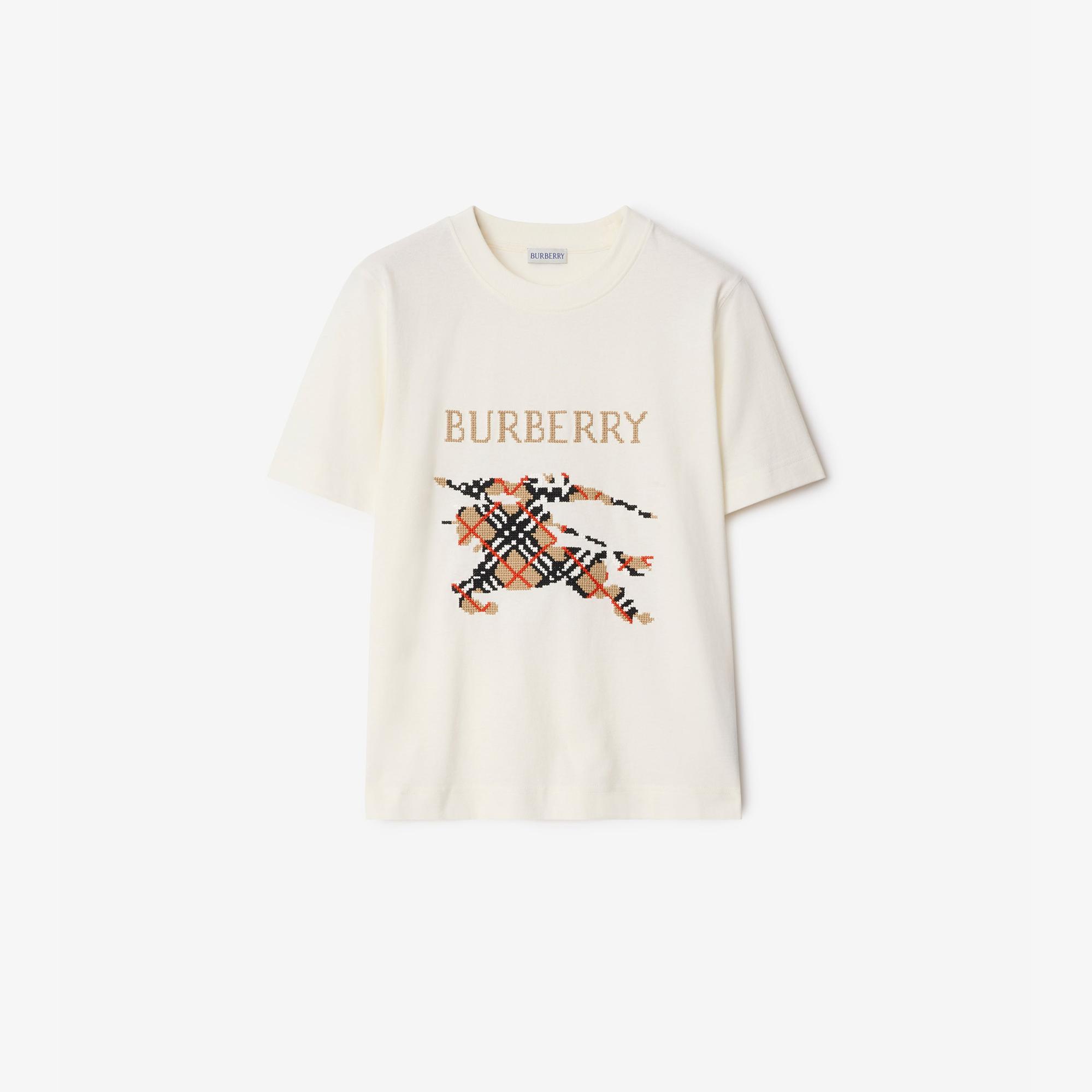 Burberry Kadın Beyaz T-Shirt