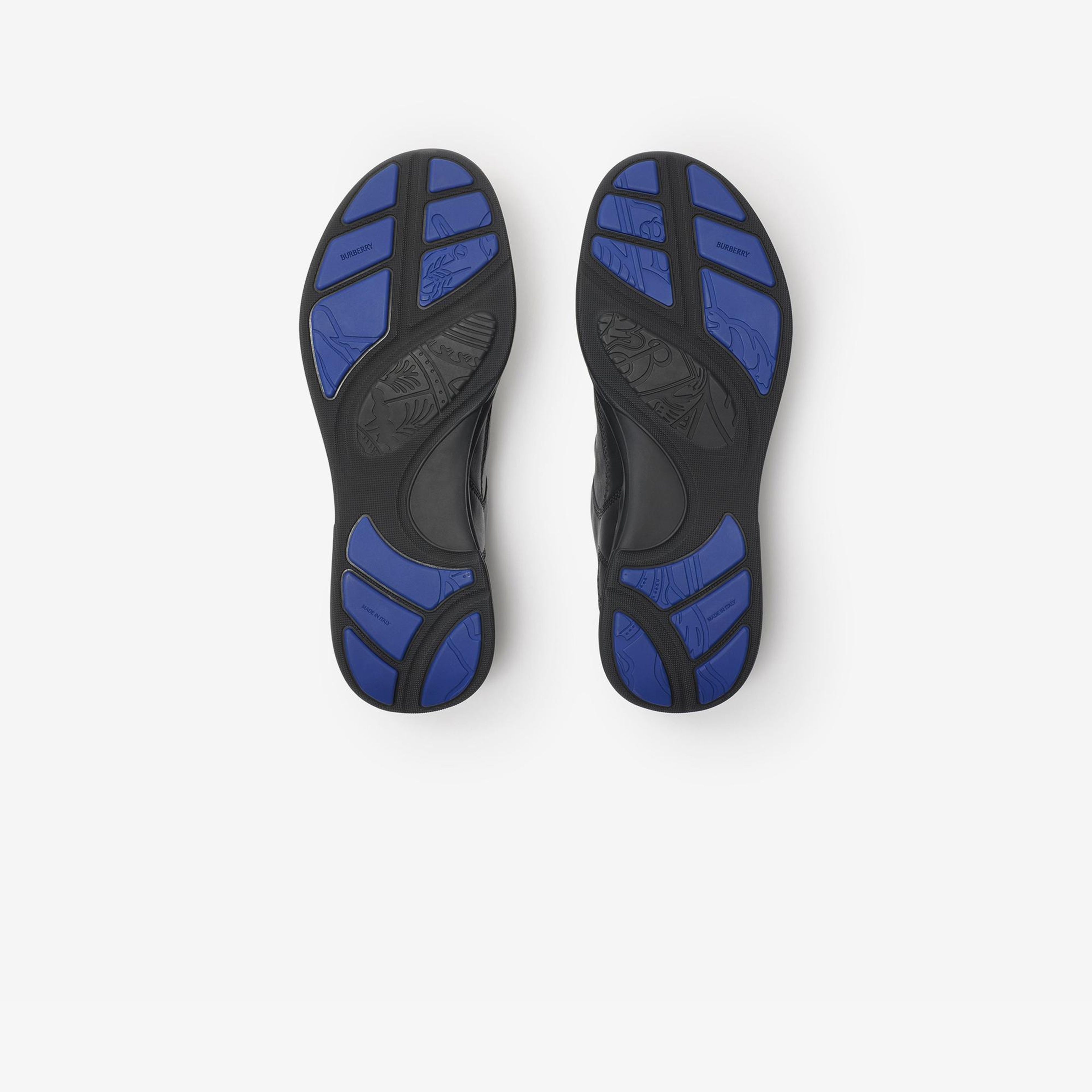 Burberry Matrix Leather Matrix Erkek Siyah Sneaker