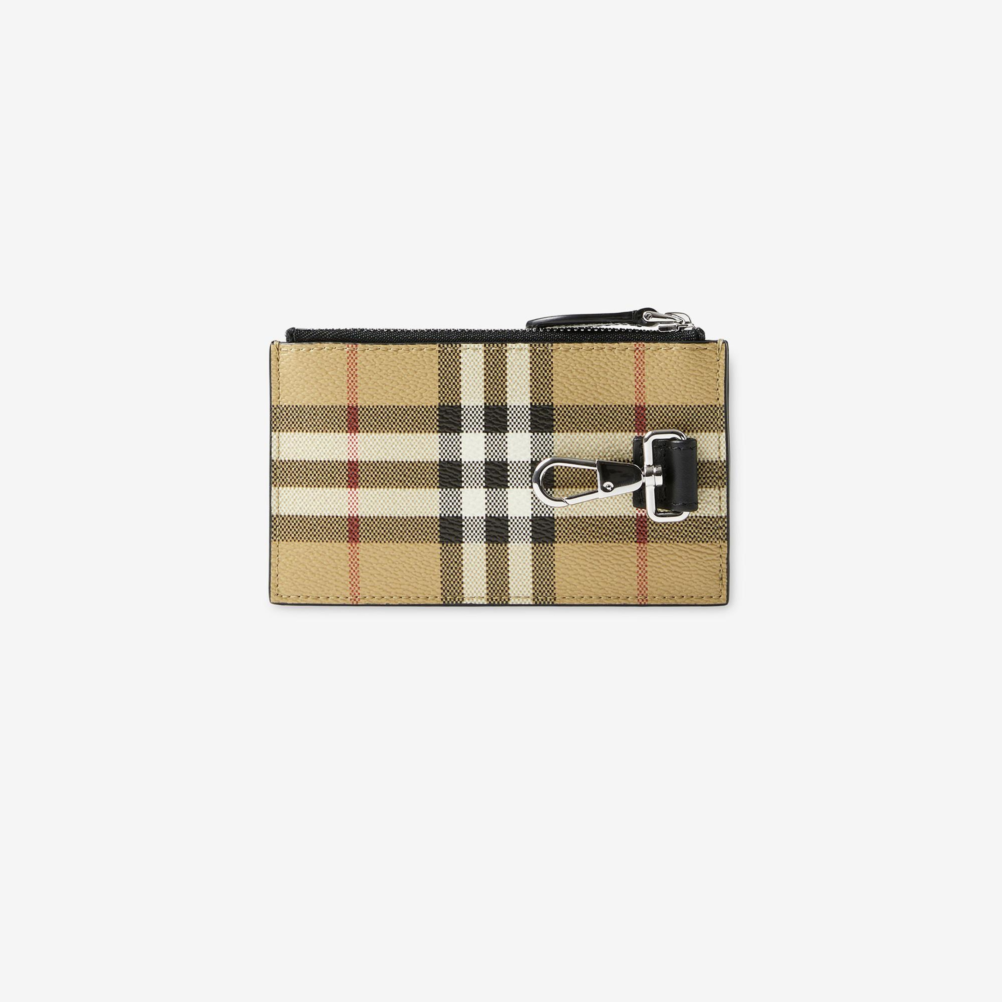Burberry Rodwell Zip Erkek Bej Kartlık