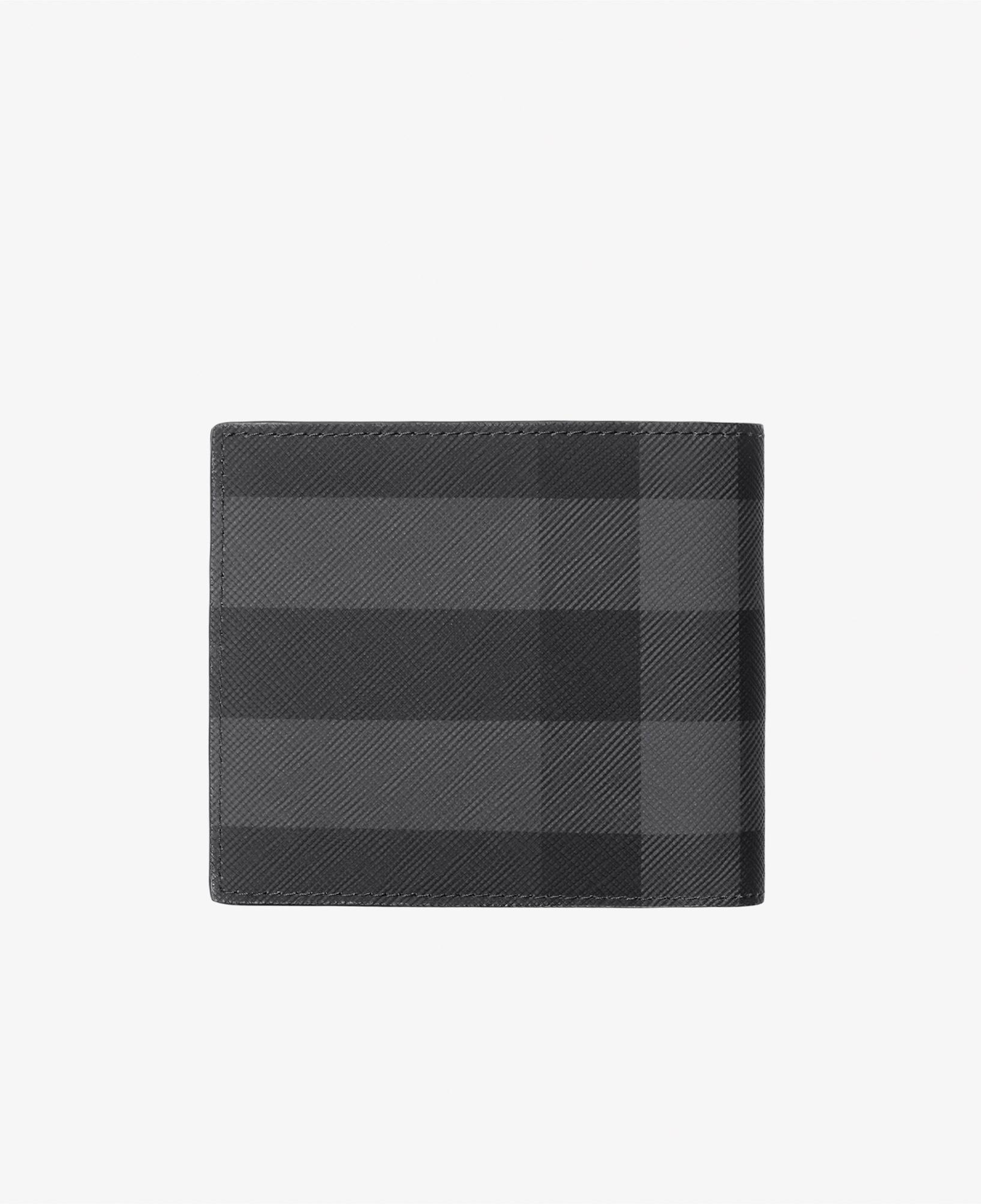 Burberry Check Bifold Erkek Gri Cüzdan
