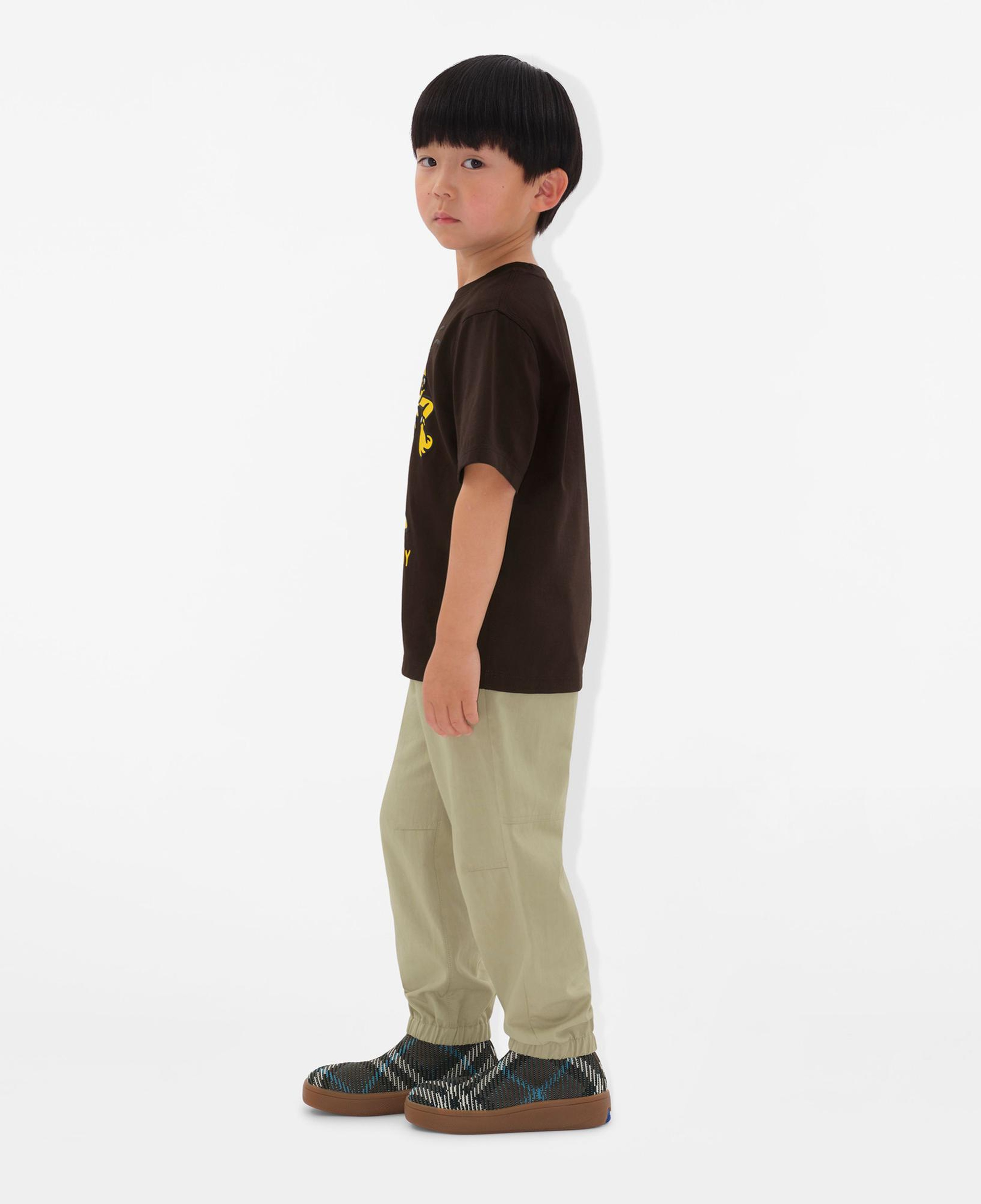 Burberry Travard Cotton Blend Çocuk Krem Pantolon