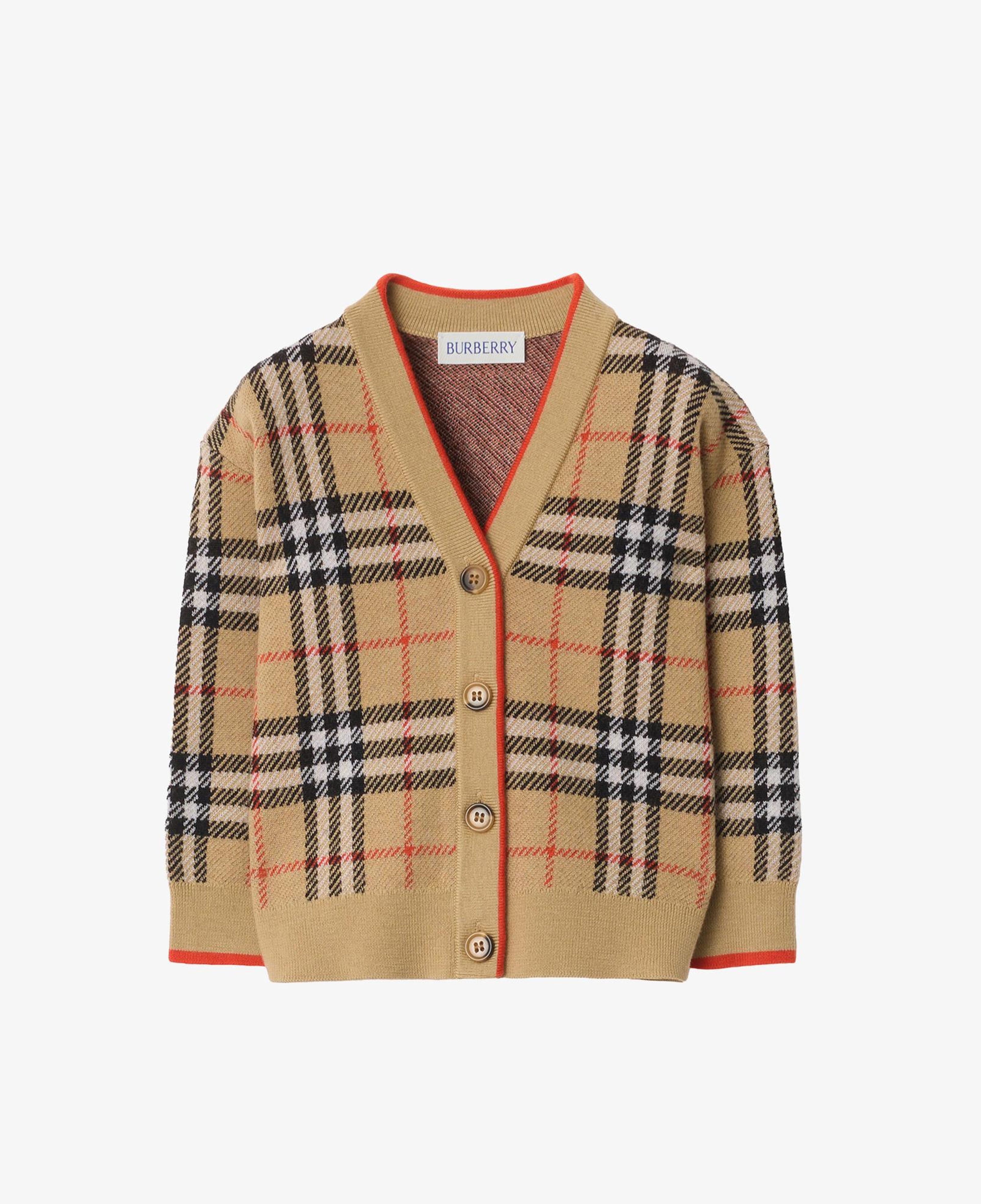 Burberry Graham Check Çocuk Bej Hırka