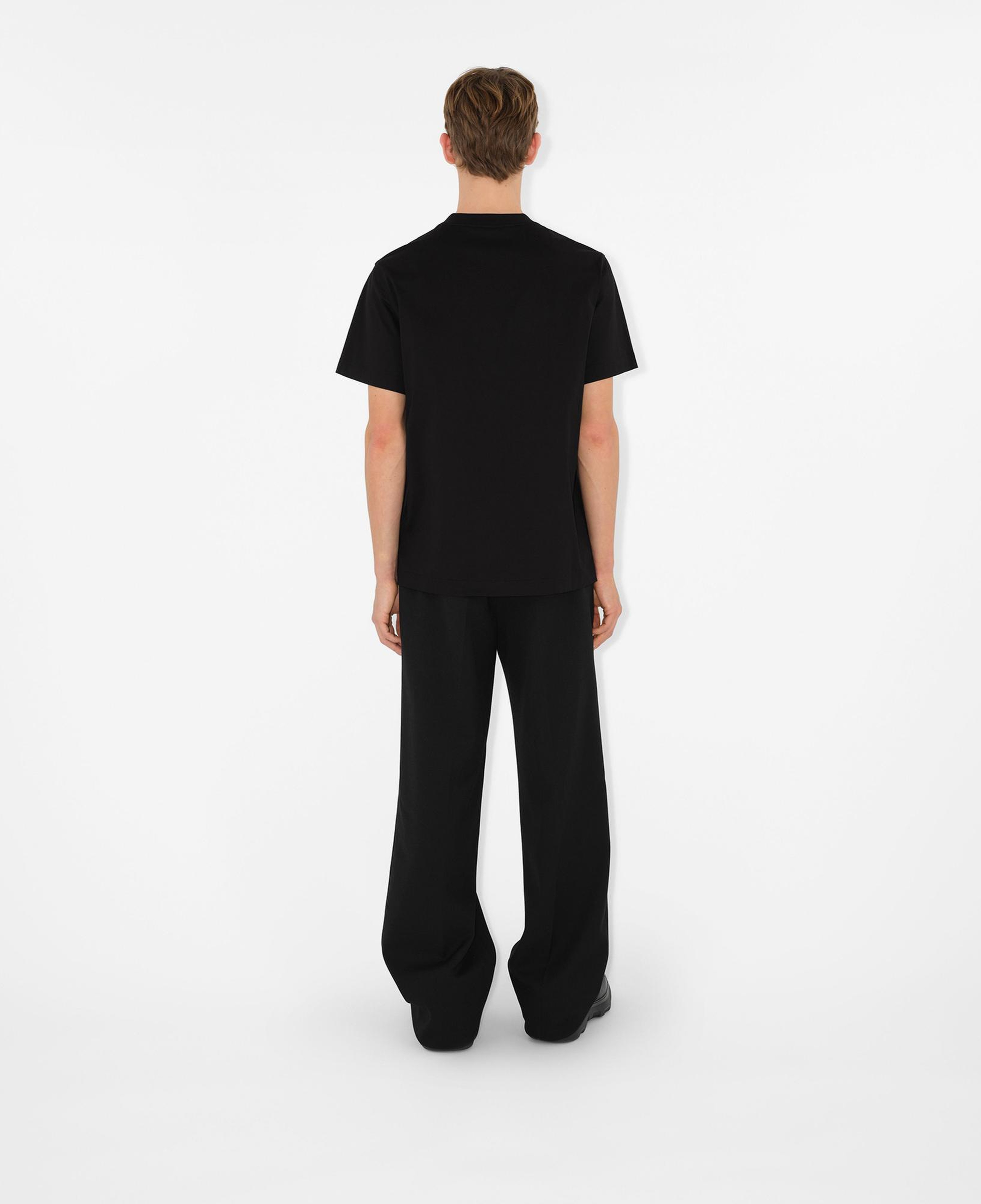 Burberry Pamuklu Erkek Siyah T-Shirt