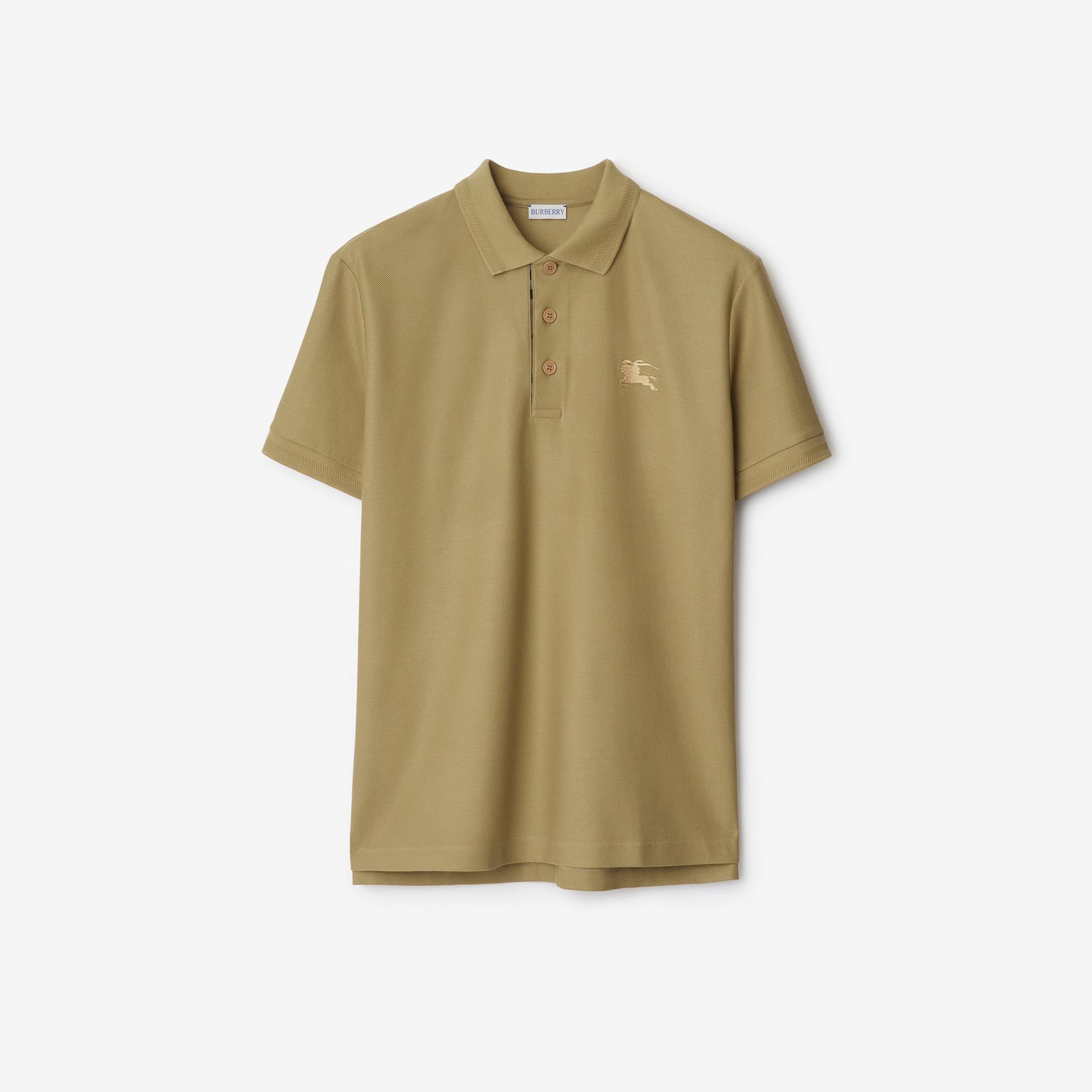 Burberry Eddie Cotton Erkek Bej Polo