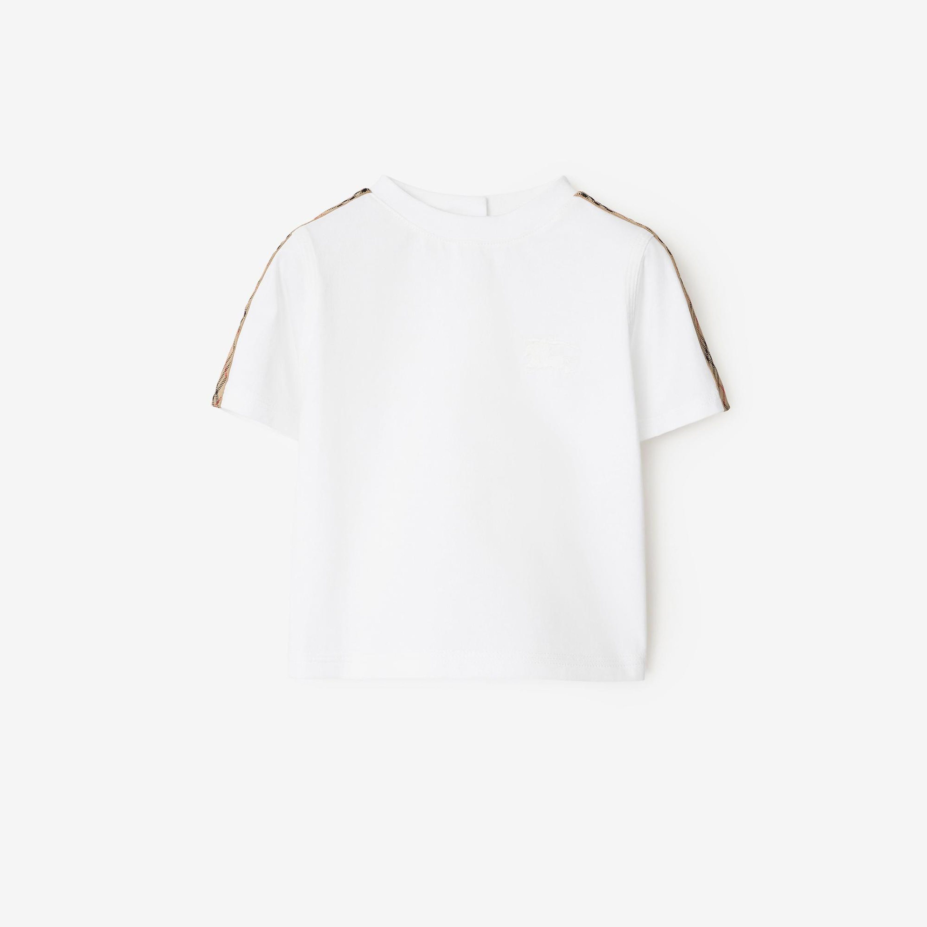 Burberry Çocuk Beyaz T-Shirt