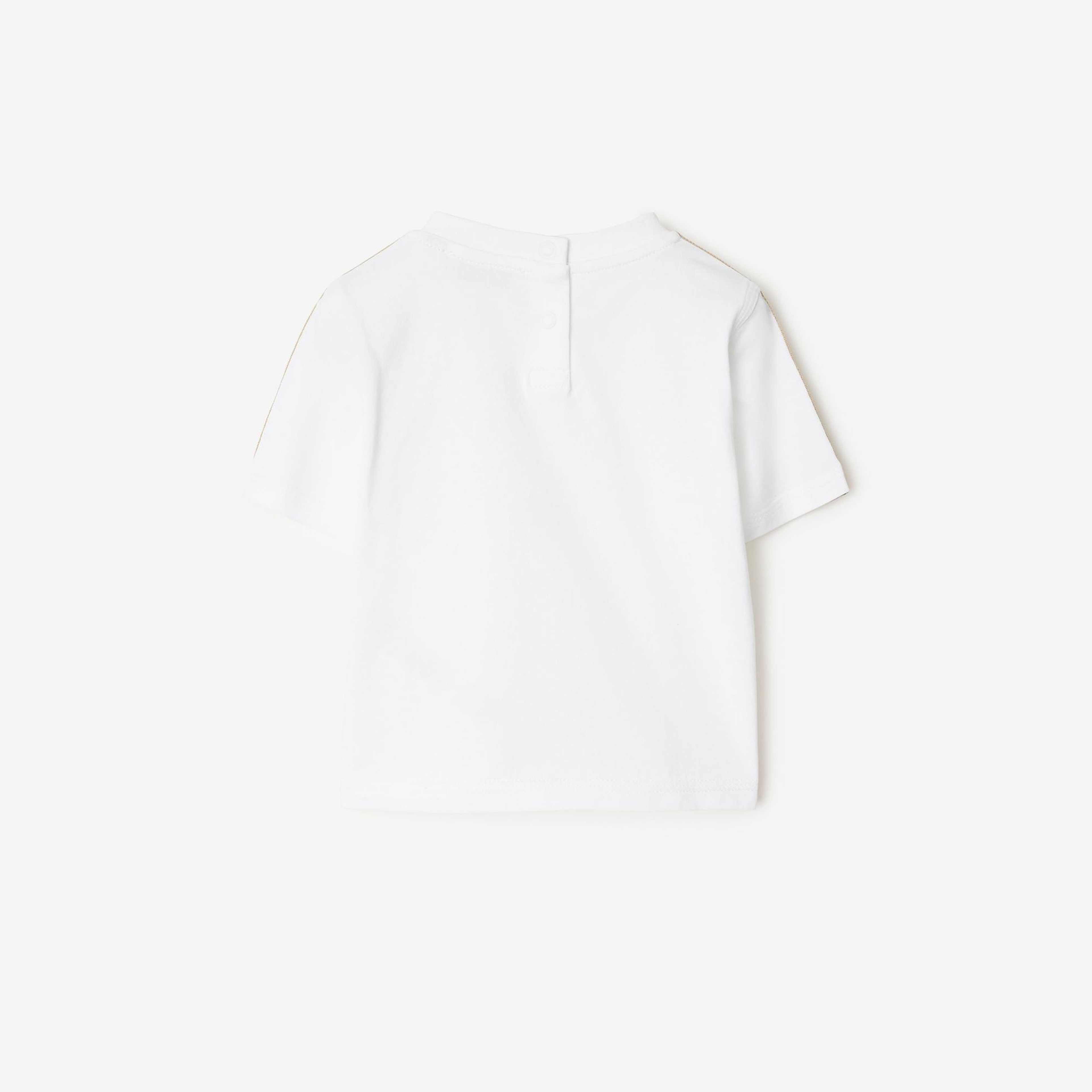 Burberry Çocuk Beyaz T-Shirt